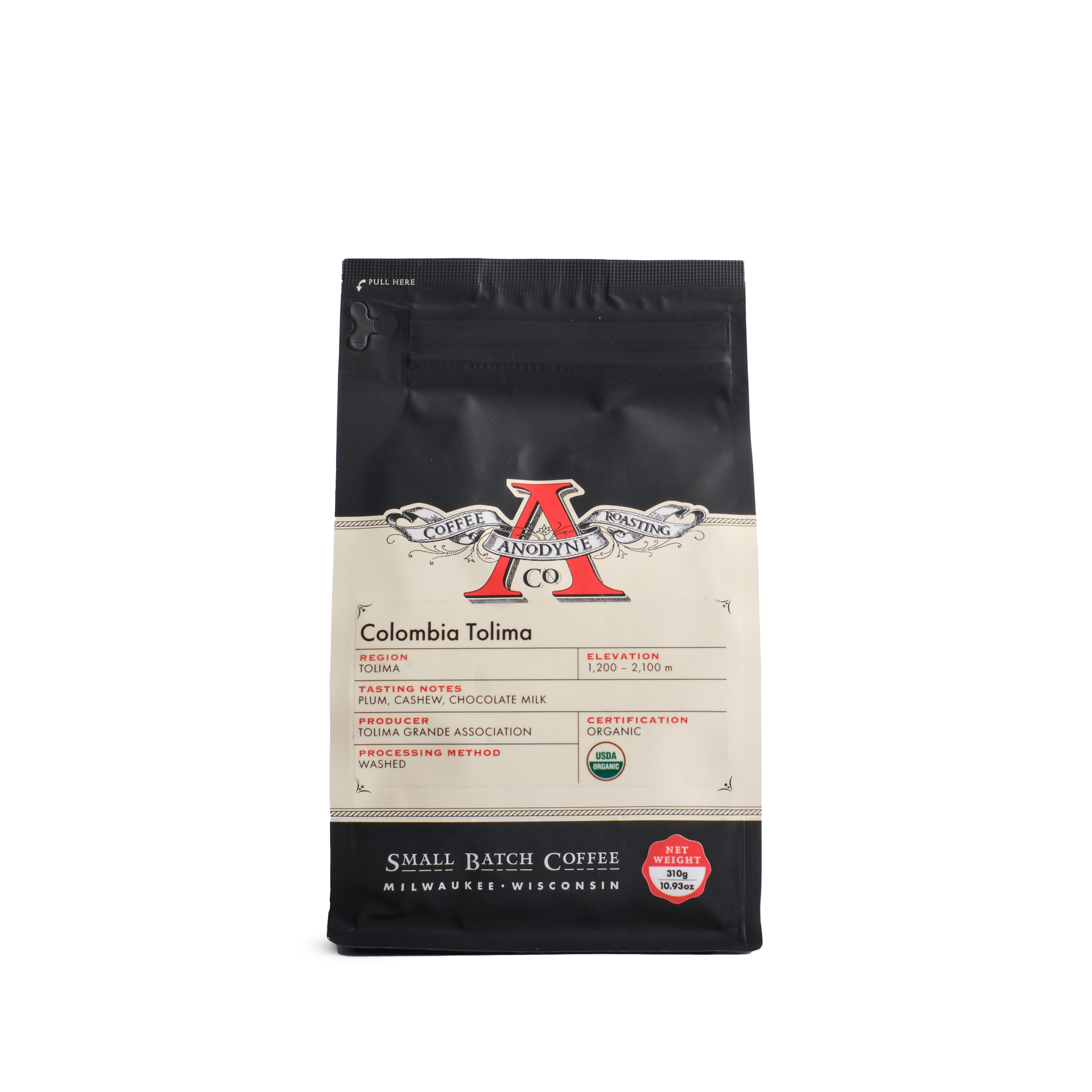 Premium Colombia Tolima Single Origin Coffee Beans - Fresh Roasted, Medium-Dark Roast, Whole Bean for Rich Flavor - Perfect for Home Brewing, Espresso & Gifts