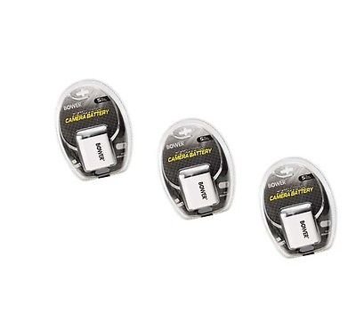 High-Quality 3X Replacement Batteries for Olympus FE-5050, FE-5500, VR-310, VR-320, VR-330, SP-700, TG-310, X-15 - Perfect for Travel Photography & Outdoor Adventures