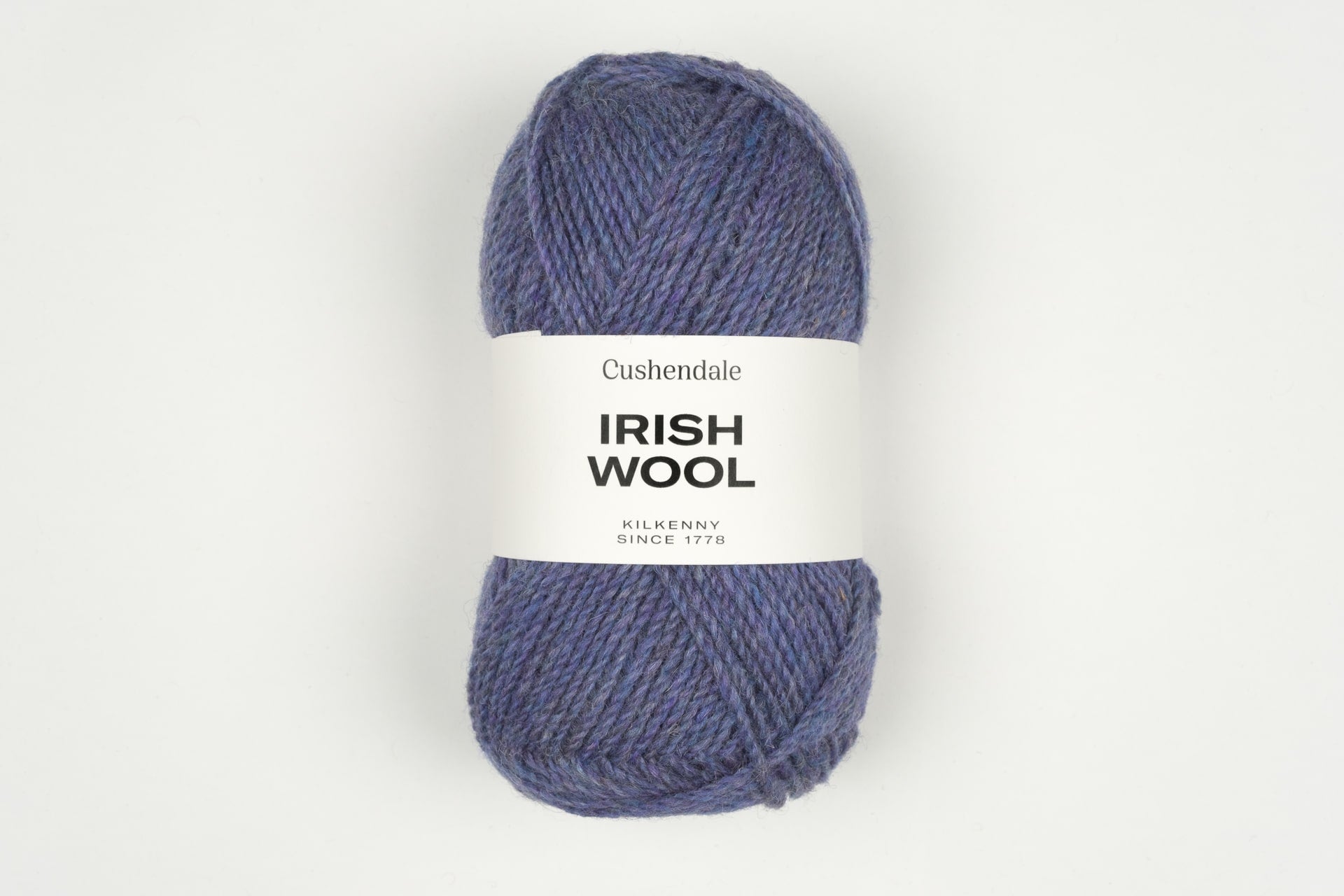 Premium Indigo Irish Wool DK Yarn - Soft Knitting Yarn for Sweaters, Scarves & Hats - Perfect for Handmade Winter Accessories & Cozy Home Crafts
