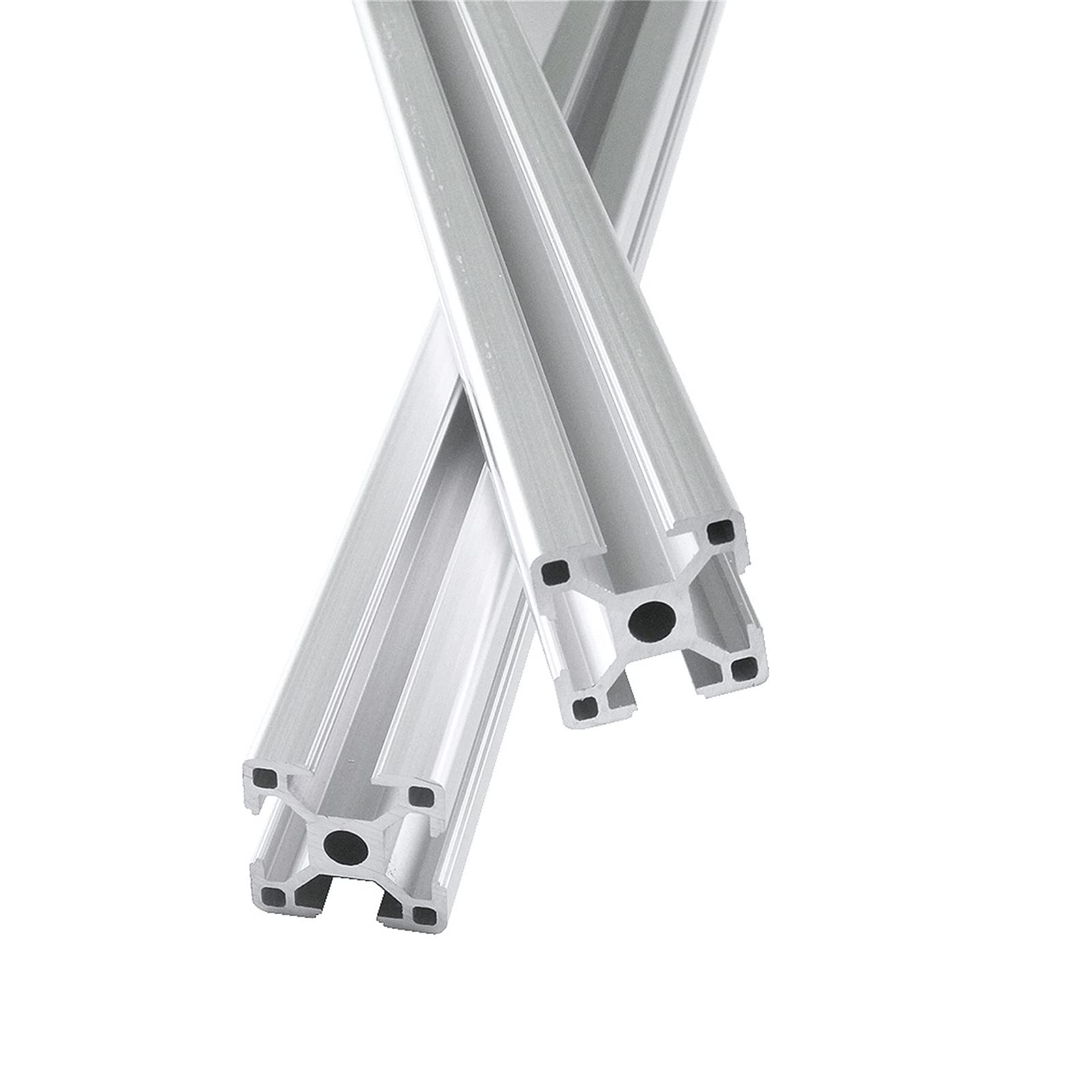 2Pcs 3030 Aluminum Extrusion Profile 600mm (23.62 Inch) - European Standard Anodized Linear Rail for CNC, 3D Printer & DIY Projects - Perfect for Machine Framing, Robotics, and Workshop Builds