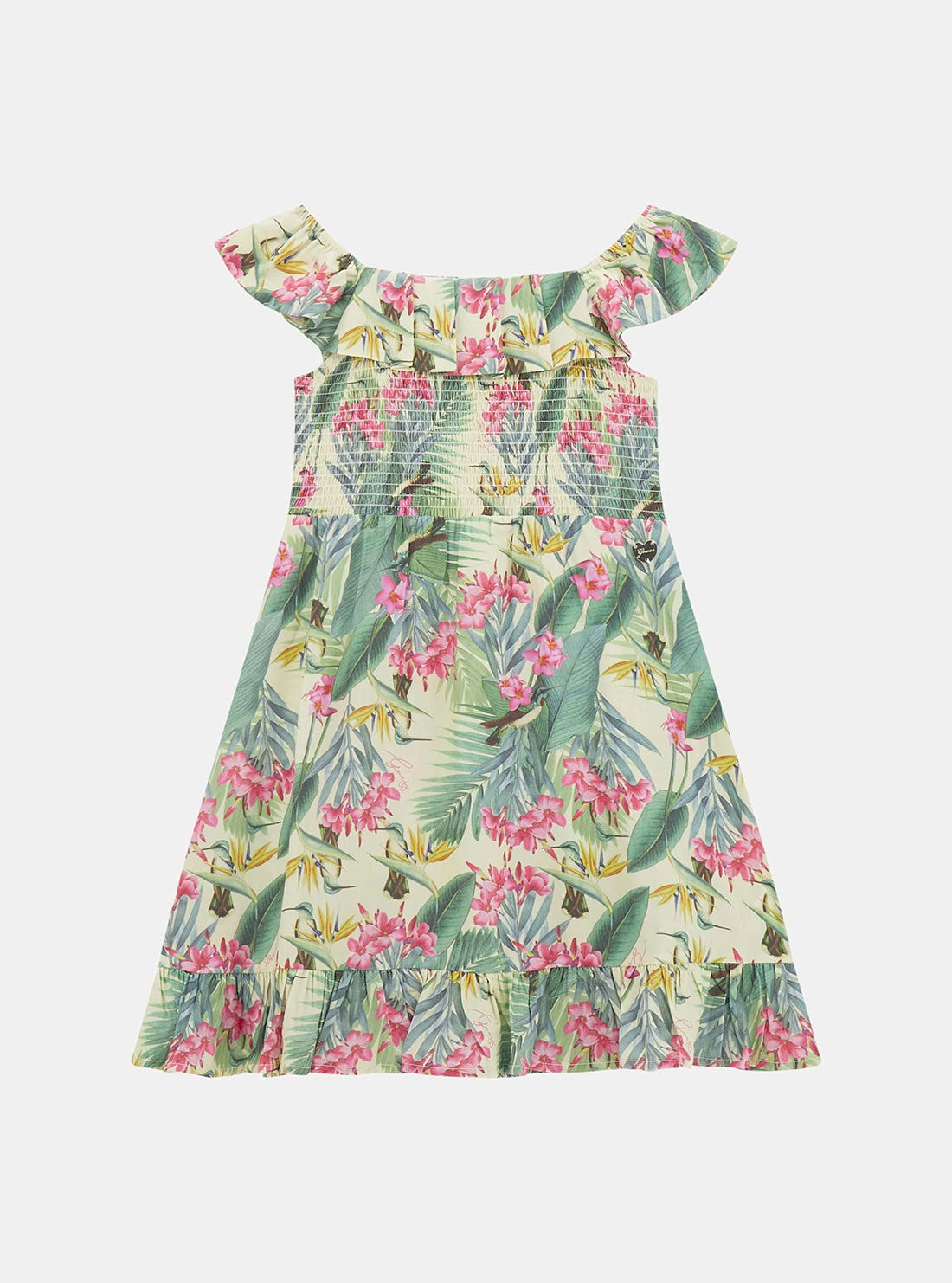 Botanical Print Poplin Dress for Women - Size 7 to 16 | Floral Summer Dress for Beach, Vacation & Casual Wear