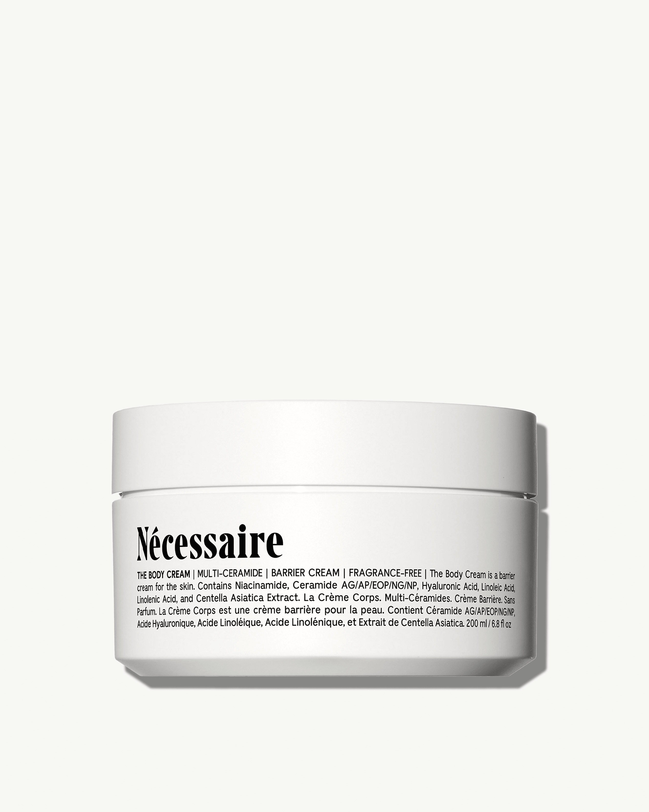 Fragrance-Free Body Cream for Dry & Sensitive Skin - Hydrating & Soothing Moisturizer for Daily Use, Post-Shower & Nighttime Skincare