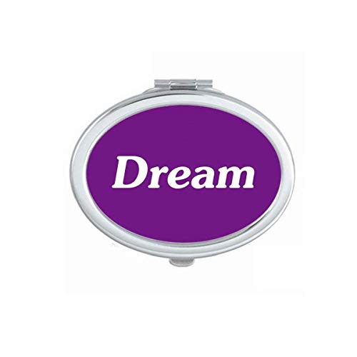 DIYthinker Inspirational Quote Mirror - Portable Foldable Double-Sided Makeup & Glasses Mirror for Home, Travel, and Vanity Use