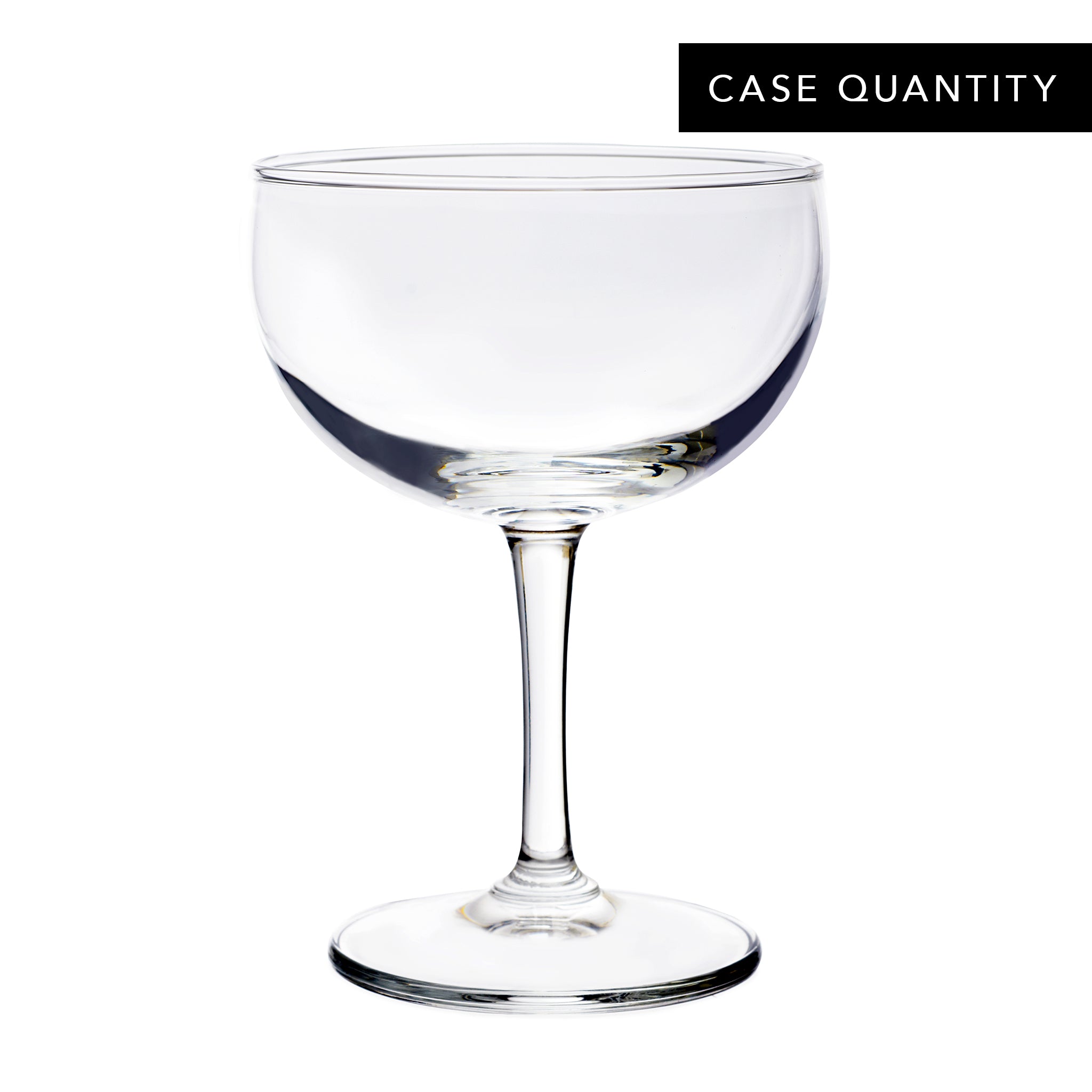 Leopold Coupe Glass - 7.5oz (225ml) Set of 24 - Premium Champagne Glasses for Weddings, Parties & Cocktail Bars