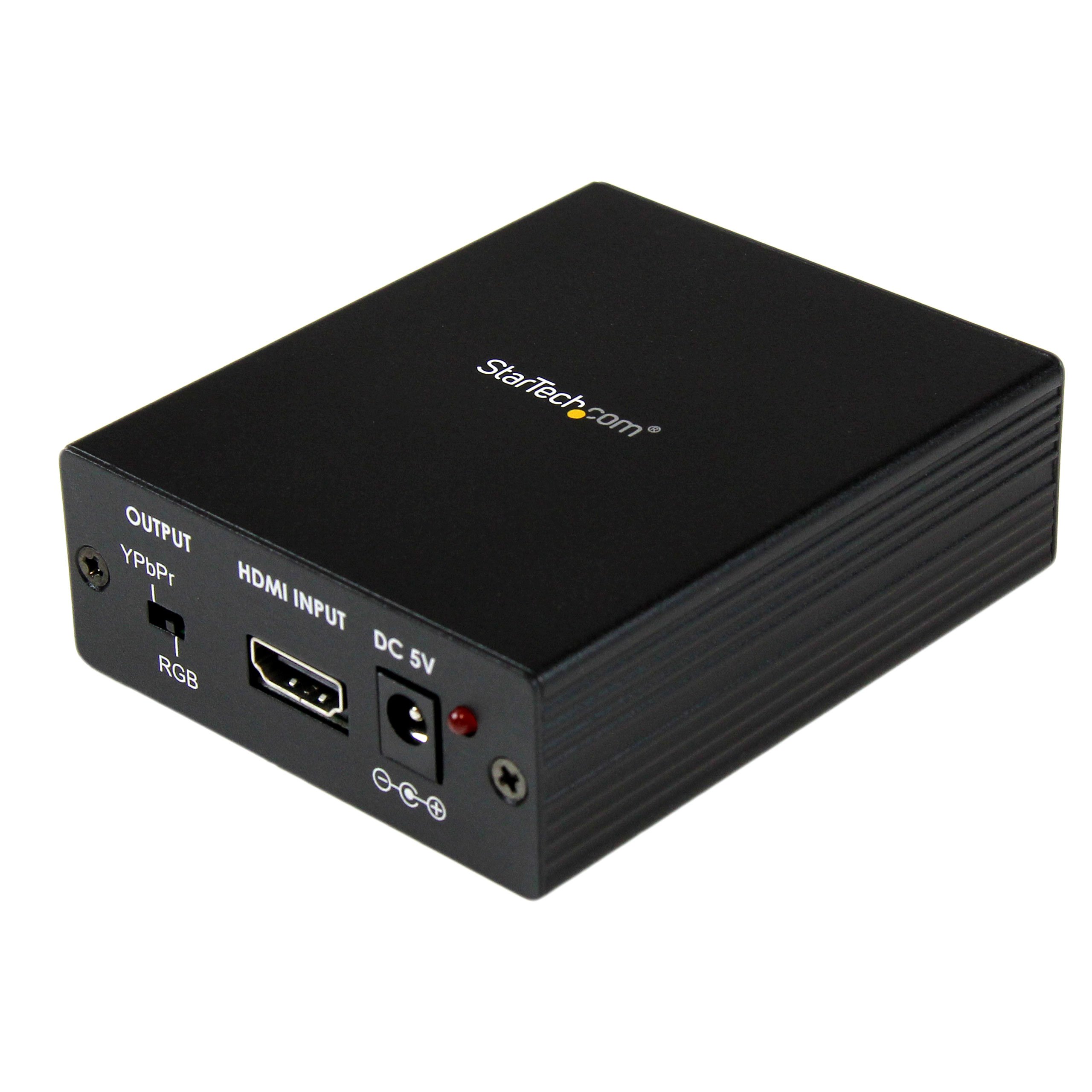 StarTech.com HDMI to VGA Adapter Converter with Audio Support - 1080p Full HD 1920x1200 Resolution - Compatible with Laptops, PCs & Monitors for Home Office, Gaming & Presentations (HDMI2VGA)