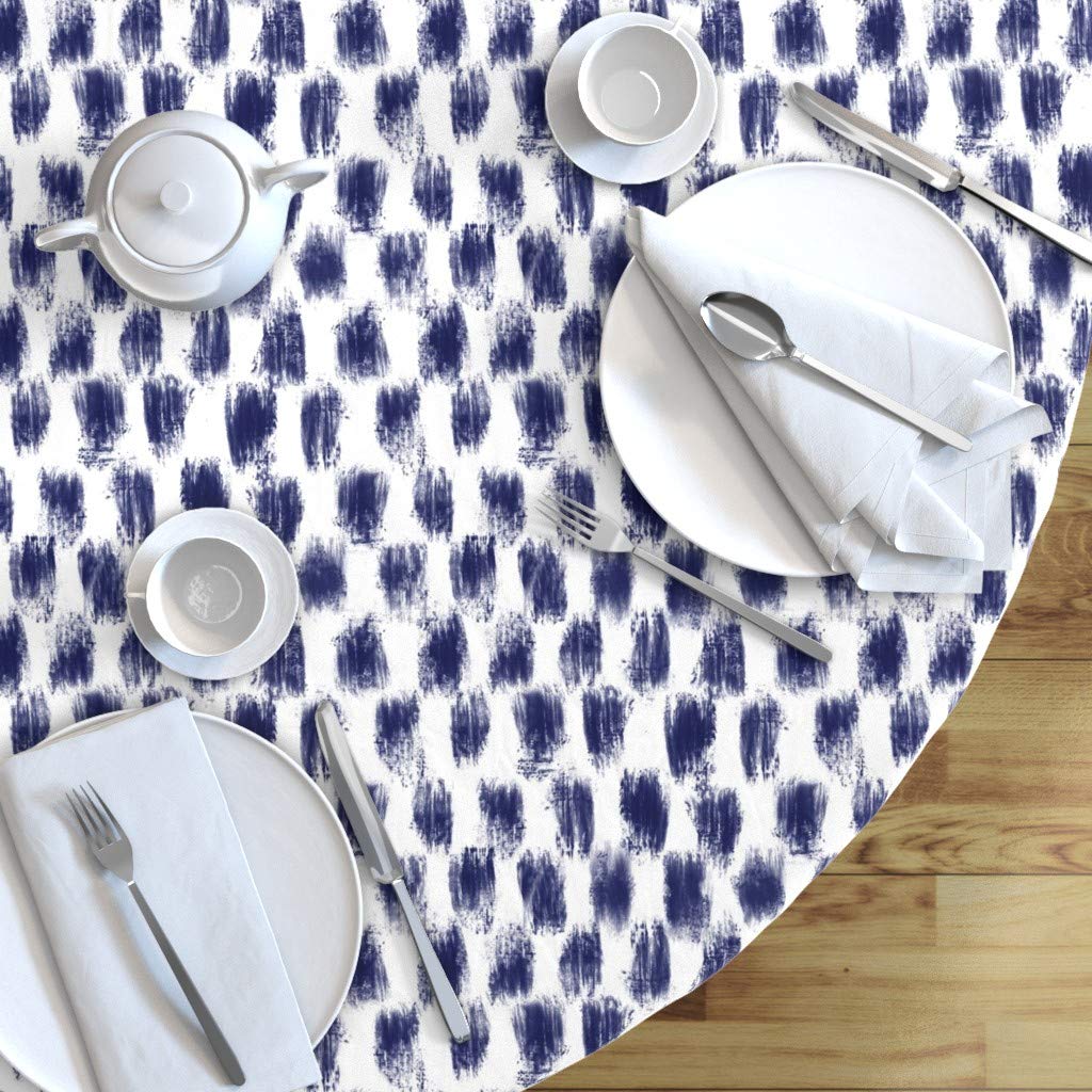Custom Printed Cotton Sateen Tablecloth 70