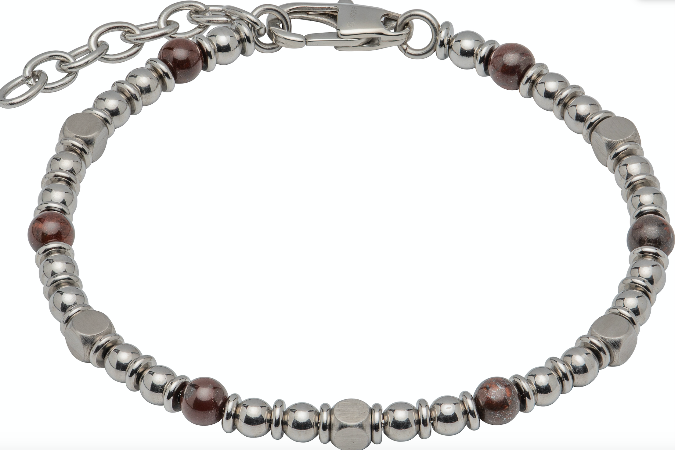 Premium Stainless Steel Tiger's Eye Bracelet for Men & Women - Adjustable Healing Crystal Jewelry for Protection, Confidence & Positive Energy - Perfect for Gifts, Meditation & Everyday Wear