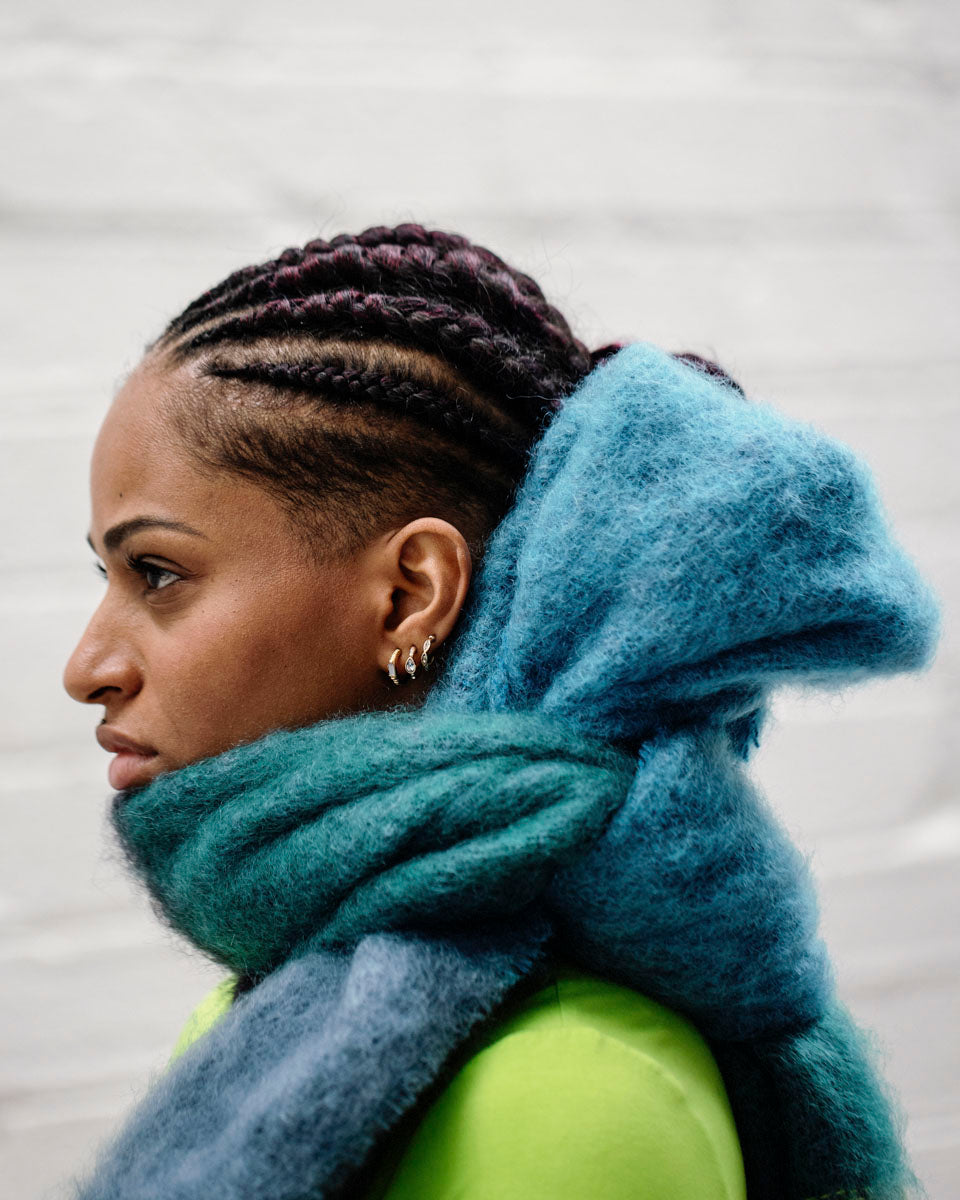Bottle Boher Mohair XScarf - Soft & Warm Winter Scarf for Women & Men - Perfect for Cold Weather, Outdoor Activities & Fashion Accessories