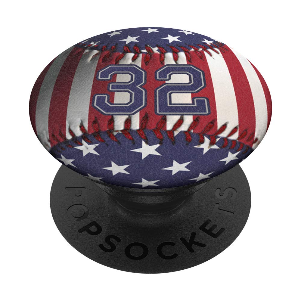 #32 Baseball Jersey with USA Flag - Perfect Gift for Fans