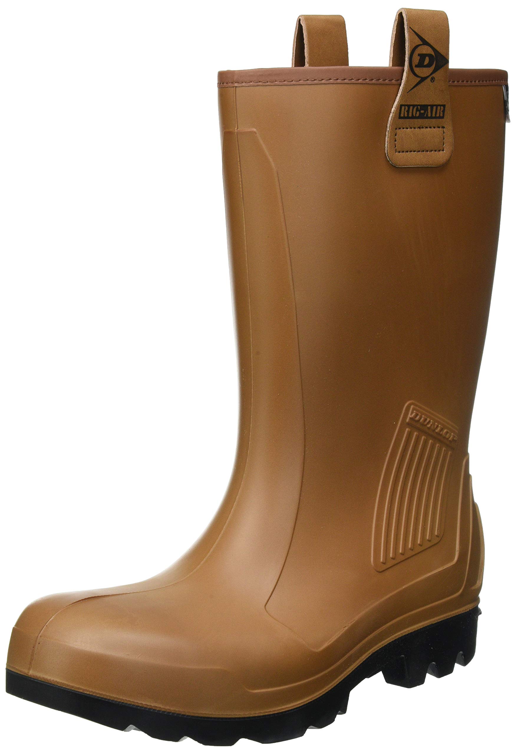 DUNLOP Rig Air Fur Lined Full Safety Wellington Boots - Waterproof Work Boots for Men & Women - Ideal for Construction, Farming, and Outdoor Activities