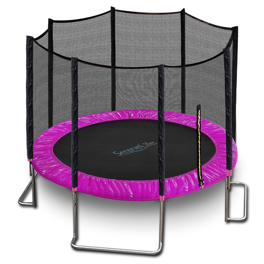 Best Outdoor Trampoline with Safety Net - Heavy Duty Jumping Mat for Kids & Adults - Perfect for Backyard, Garden, and Playground Fun