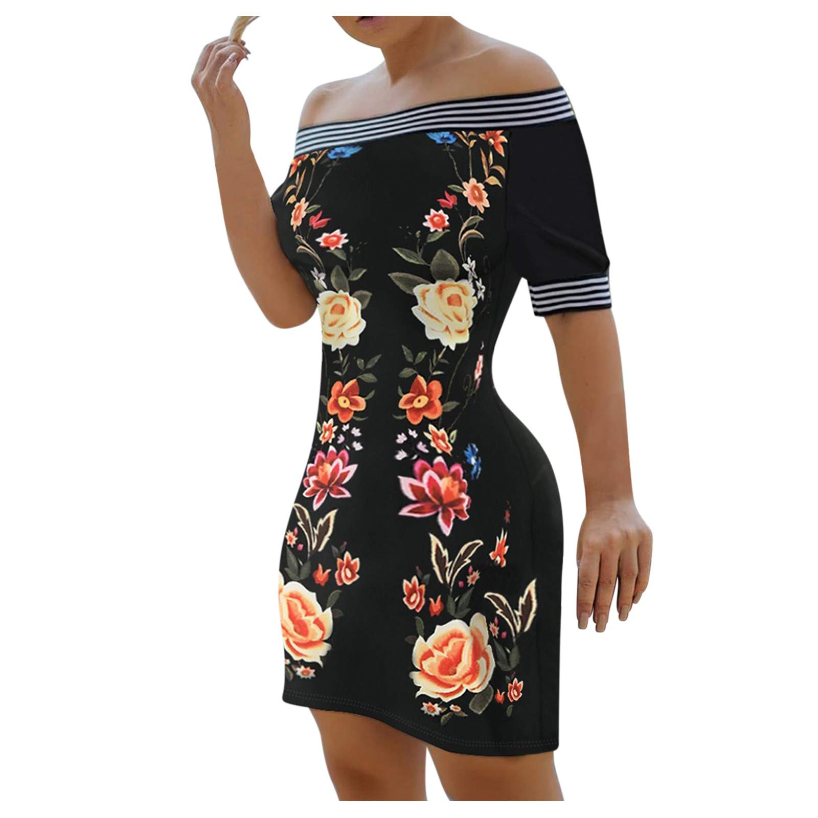 Shakumy Women's Sequin Long Sleeve Bodycon Mini Dress - Sparkling Glitter Party Cocktail Dress for Evening, Club & Formal Events | Perfect for Night Out, Prom, Wedding Guest & Special Occasions
