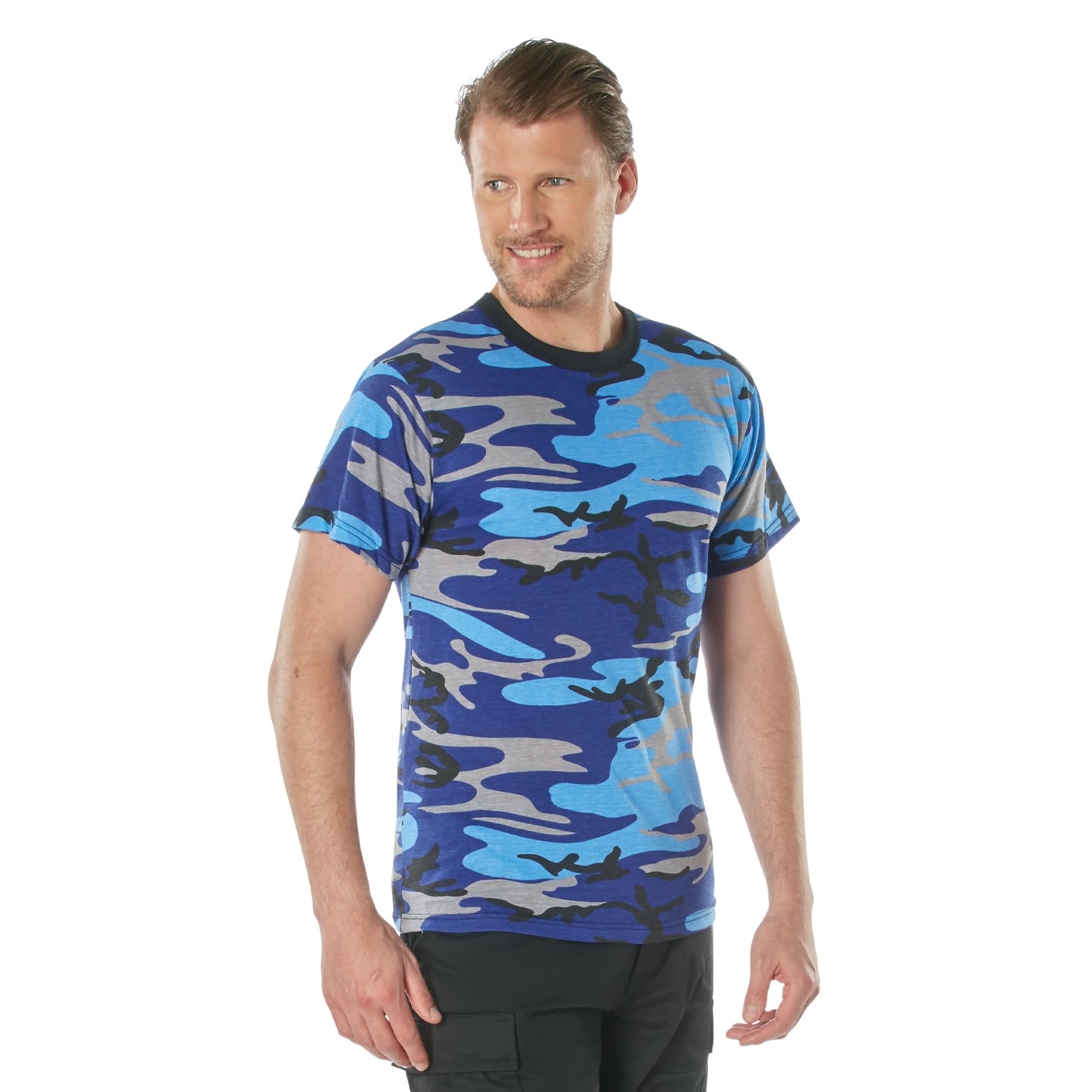 Rothco Camo T-Shirt for Men - Durable, Comfortable Military Style T-Shirt | Perfect for Outdoor Activities, Hunting & Casual Wear