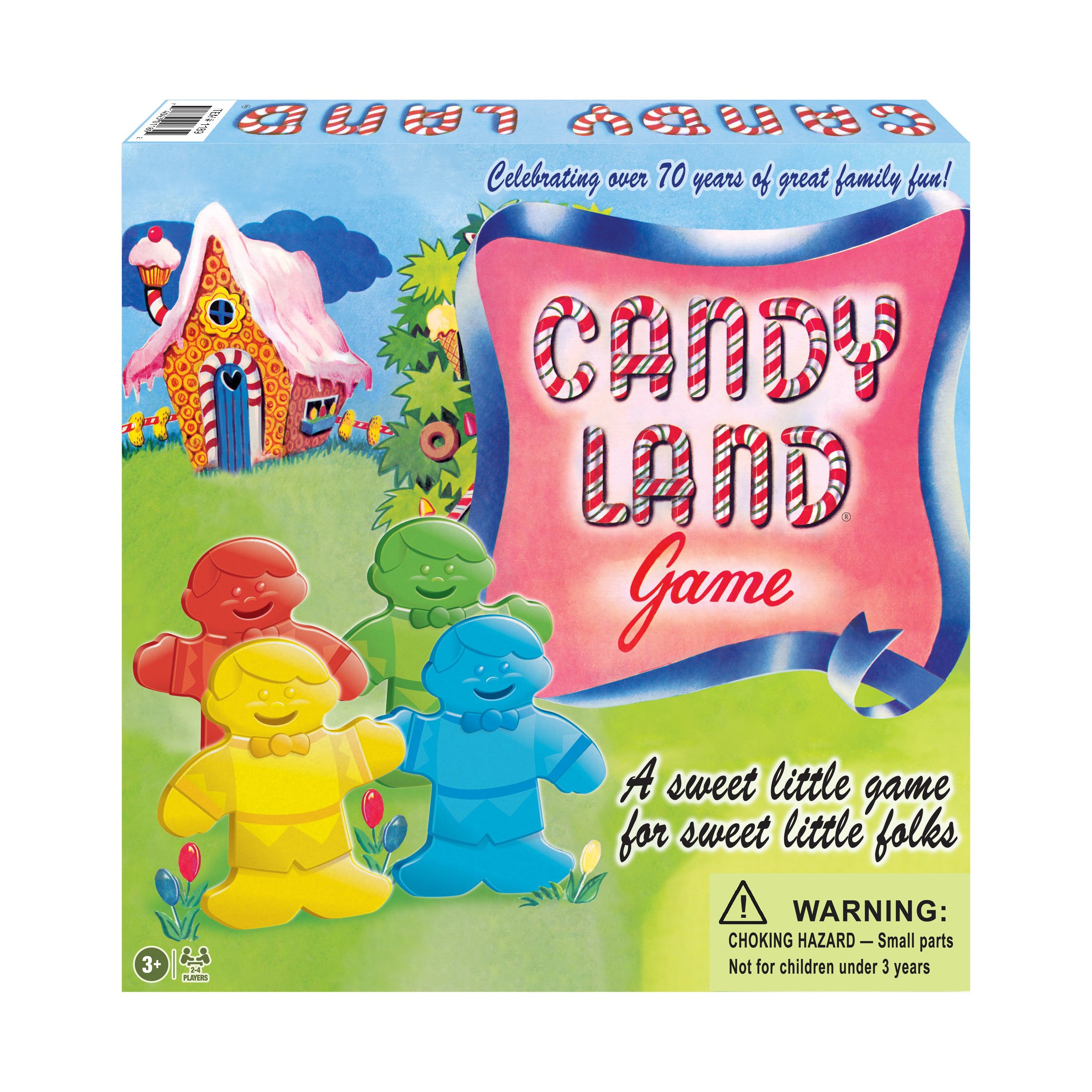Candy Land 70th Anniversary Edition Board Game for Kids - Classic Family Board Game for 2-4 Players Ages 3+ - Perfect for Birthday Parties, Family Game Nights & Holiday Gifts