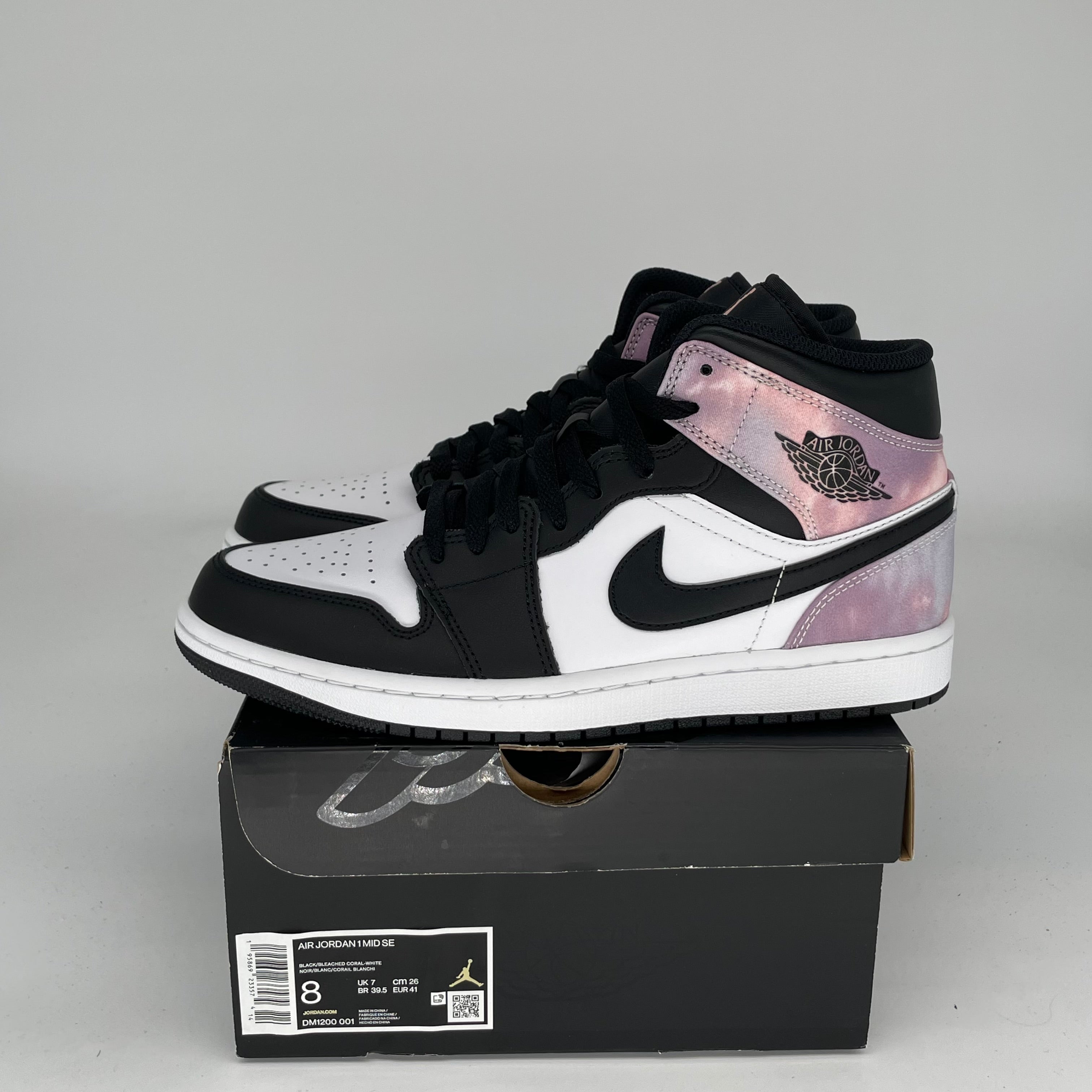 AIR JORDAN 1 MID ZEN MASTER Sneakers - Men's Size 8 (DM1200-001) - Retro Basketball Shoes for Casual Wear & Street Style