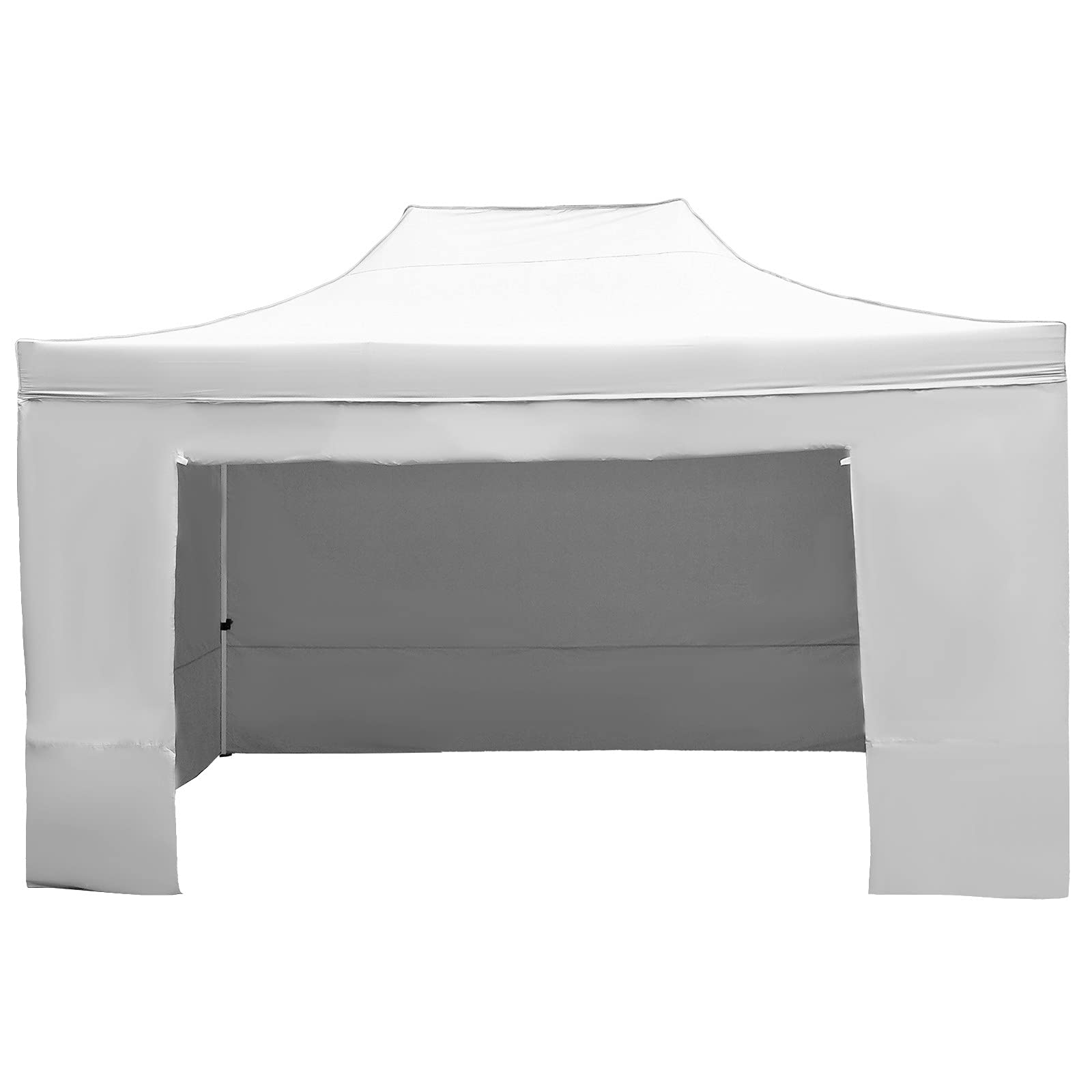 10x15 Ft Commercial Canopy Tent with 6 Removable Sidewalls - Heavy Duty Market Stall Shelter for Outdoor Events, Farmers Markets & Flea Markets