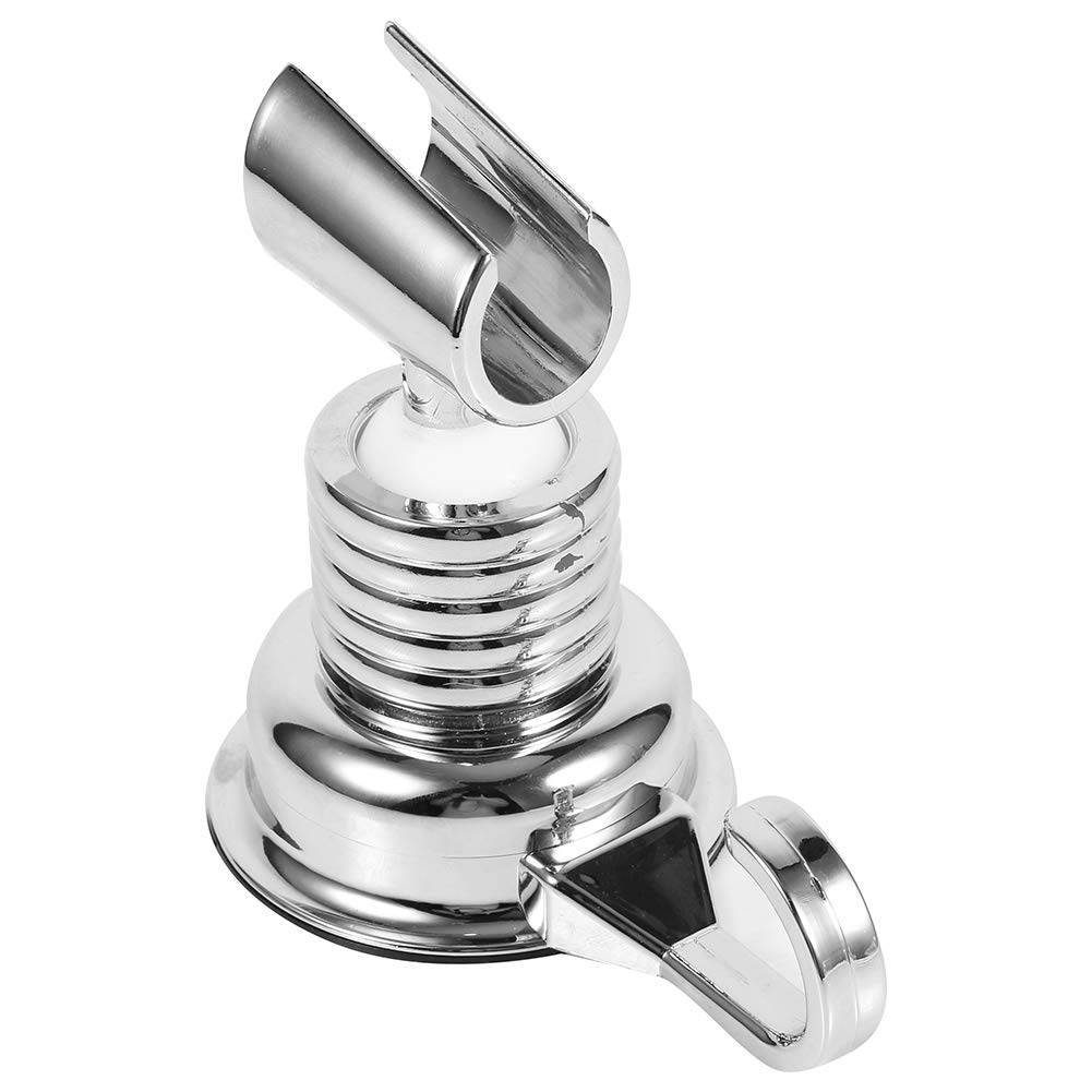 Sturdy Suction Cup Sprayer Holder with Towel Hook - Shower Head Organizer for Bathroom, Kitchen & Garden - Perfect for Hanging Showerheads, Towels & Accessories