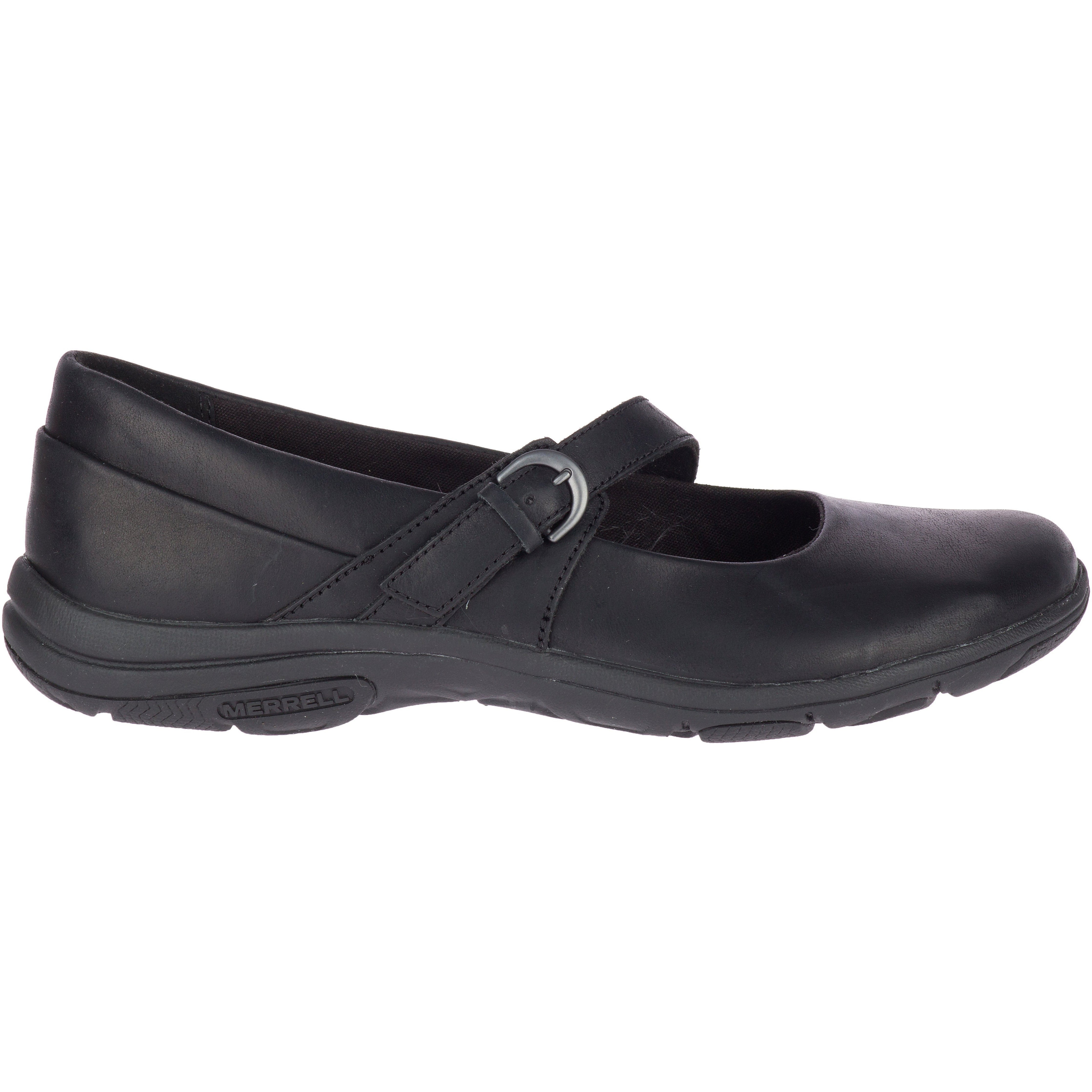 MERRELL DASSIE ERIN MJ Leather Black Women's Shoes - Comfortable & Stylish for Hiking, Walking & Outdoor Activities | Final Sale