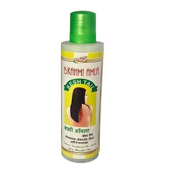 Shri Ganga Brahmi Amla Hair Oil for Strong, Long & Thick Hair Growth - 200ml | Ayurvedic Herbal Treatment for Hair Fall Control & Scalp Care | Perfect for Daily Hair Nourishment & Styling