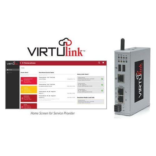 VIRTUlink Cloud-Based Alerts & Scale Monitoring System | Remote Weight Tracking | Ideal for Warehouses, Logistics & Industrial Applications