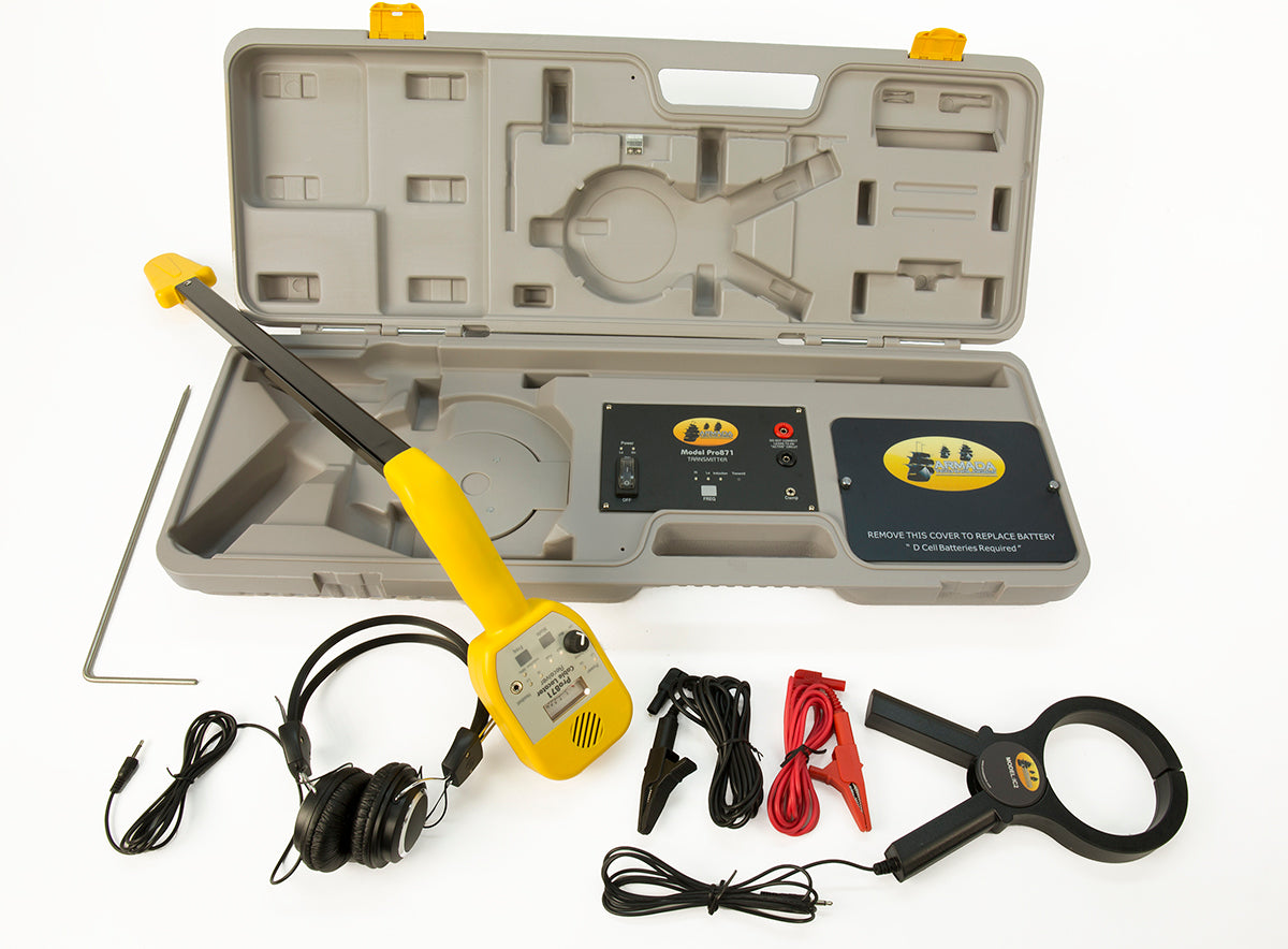 Armada PRO871 Underground Cable Locator with Inductive Clamp - Professional Utility Locator for Buried Wires & Pipes - Perfect for Construction, Landscaping & DIY Home Projects