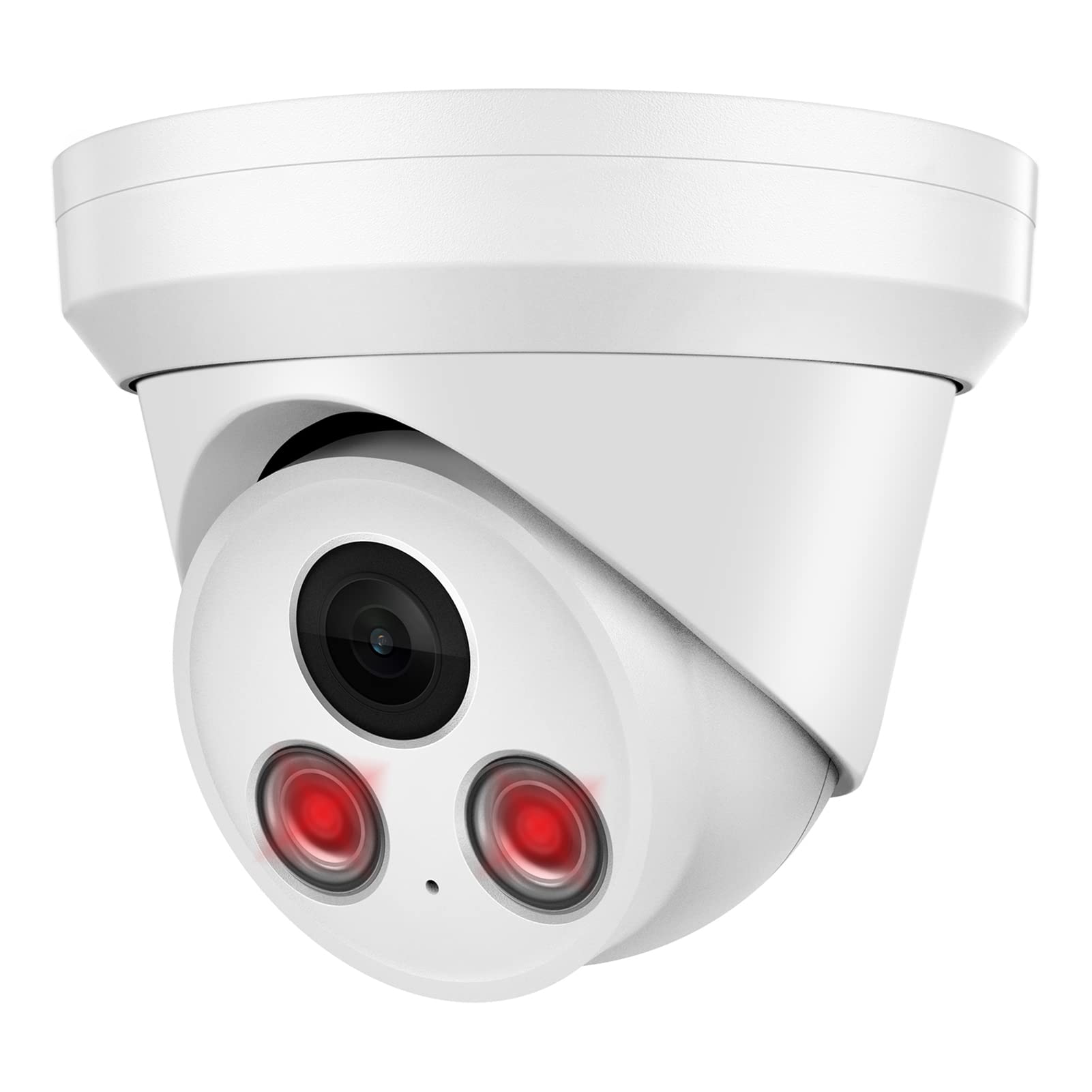 8MP 4K UltraHD PoE IP Security Camera with Built-in Mic - 2.8mm Fixed Lens, 98ft Night Vision, WDR, IP67 Weatherproof, Motion Detection (Hikvision Compatible) - Ideal for Home Security, Office Surveillance & Outdoor Monitoring