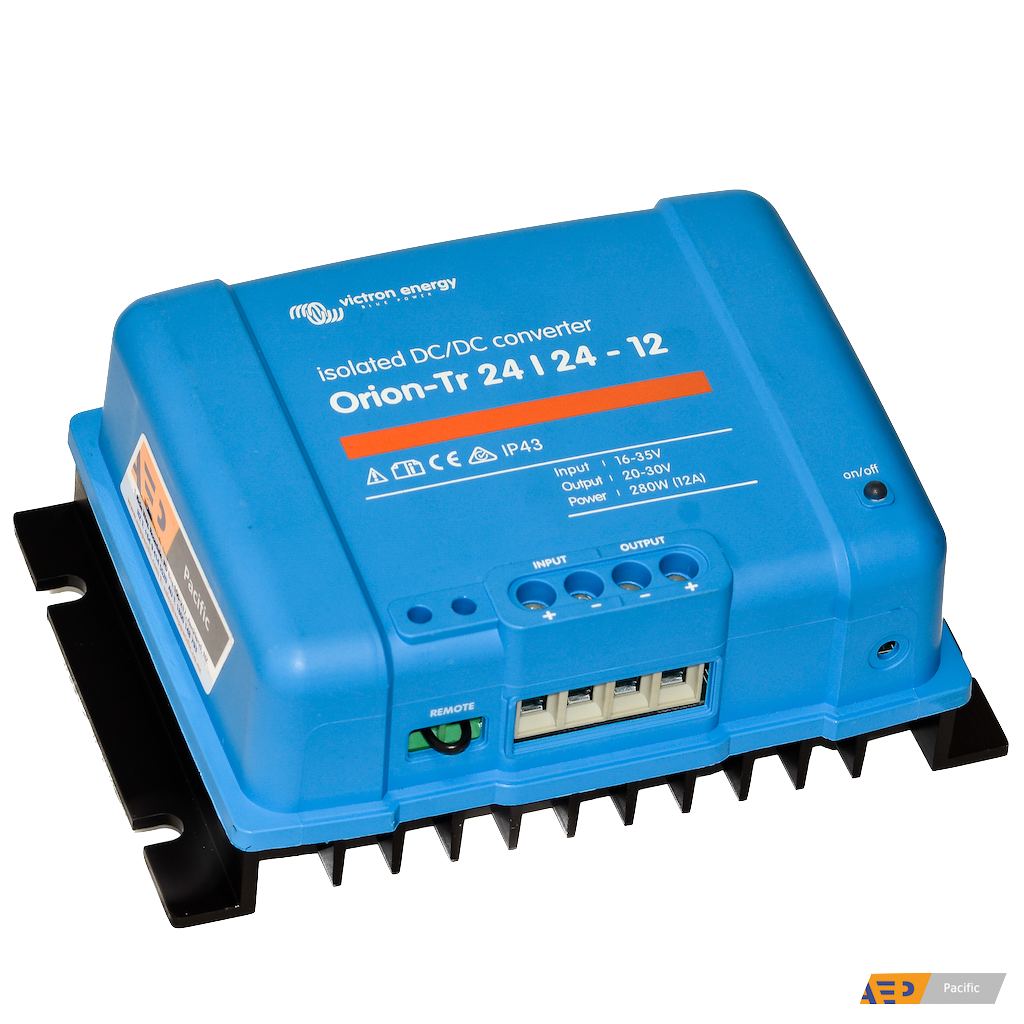 Orion TR Isolated 24V to 24V 12A 280W DC-DC Power Converter - Reliable Power Supply for Industrial Equipment, Telecom Systems & Solar Applications
