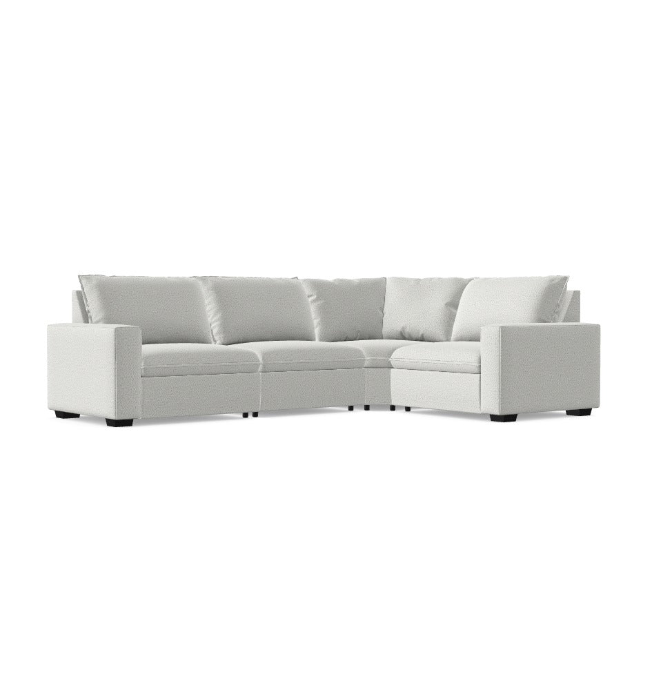 Love Story Modular Sectional Sofa - Custom Design Contemporary Living Room Furniture for Small Spaces & Apartments | Ref: M_TBDJ2L | Perfect for Cozy Movie Nights & Family Gatherings