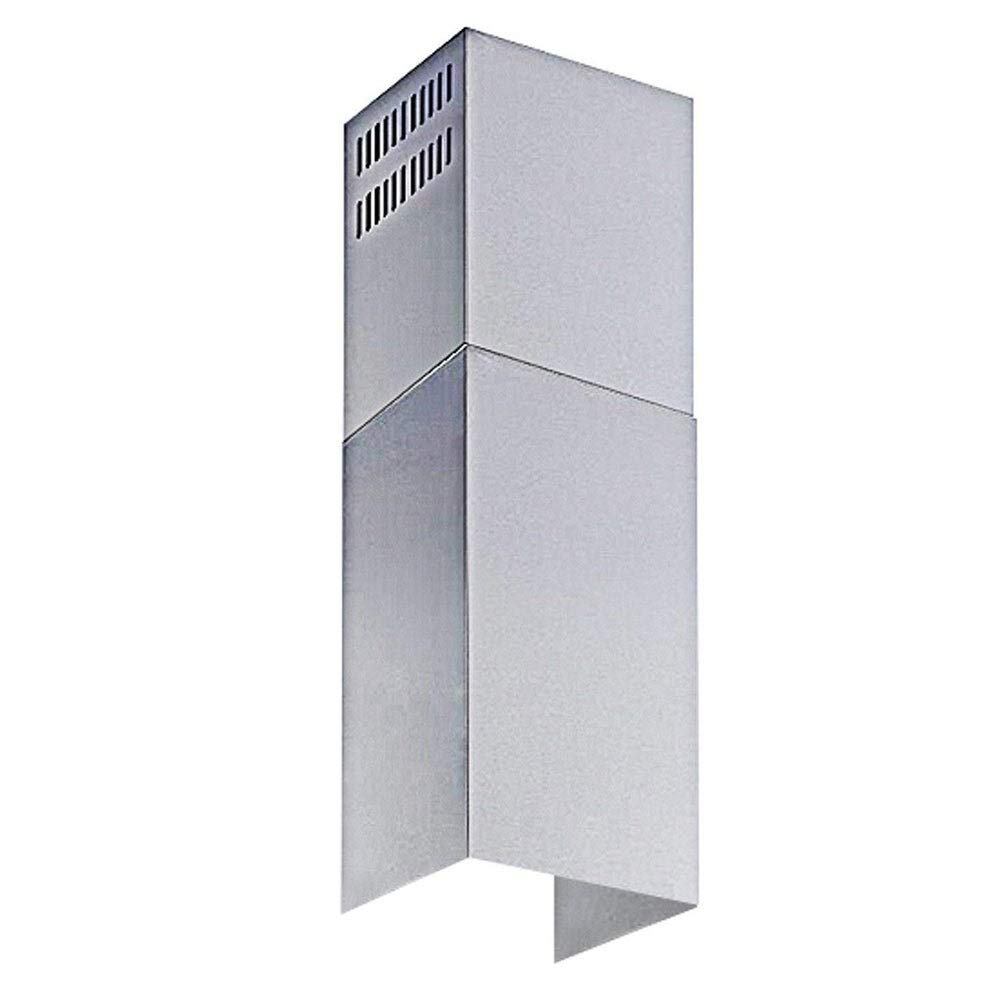 Stainless Steel Chimney Extension for Range Hood - Up to 11ft Ceiling Height - Wall Mount Convertible Kitchen Vent Hood - Perfect for Modern Kitchens & High Ceiling Homes