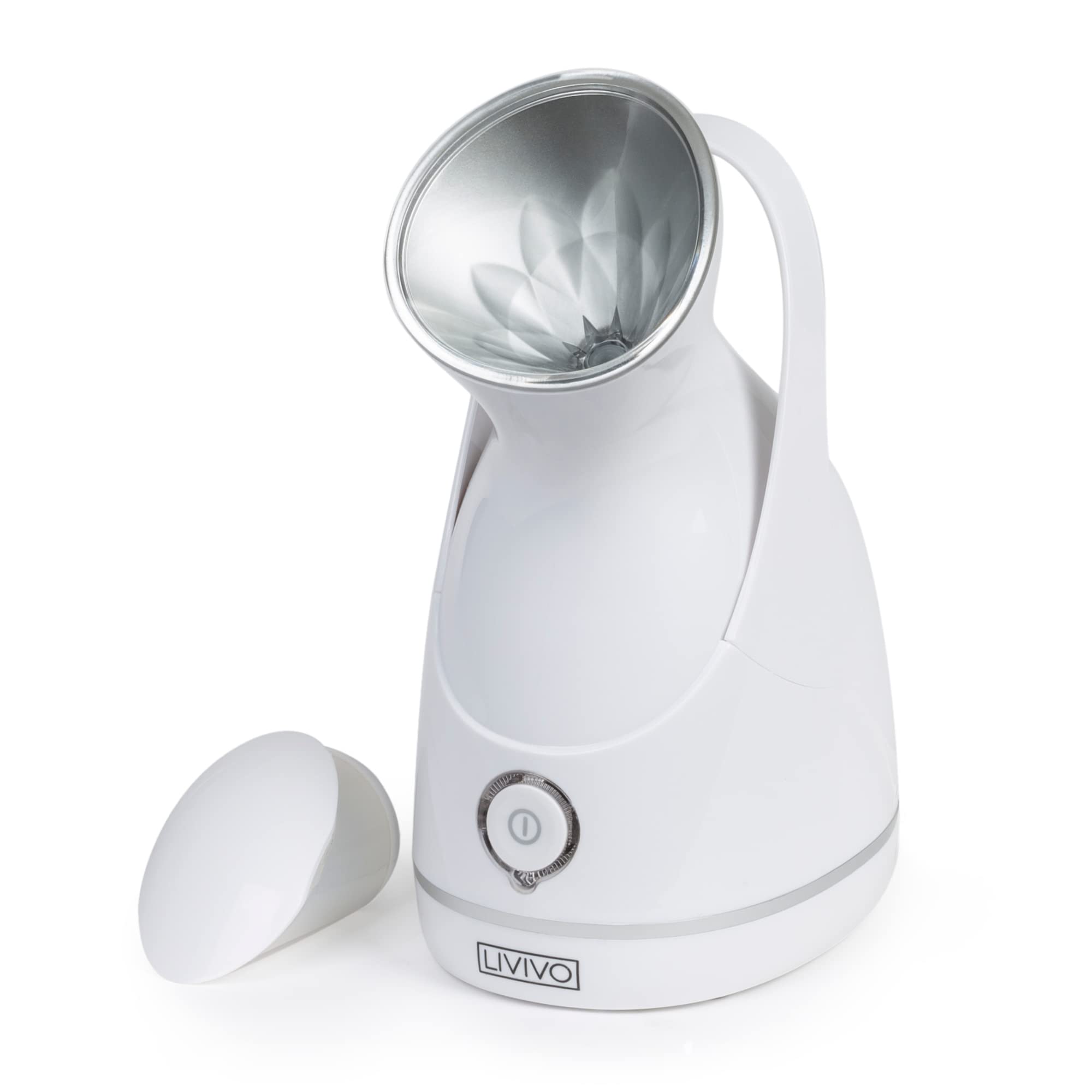 LIVIVO Facial Steamer with UV Light & Nano Spray Mist - Deep Cleansing for Acne, Blackheads & Pores | Home Spa & Skin Care Treatment for Glowing Complexion | Perfect for Daily Skincare Routine & Relaxation