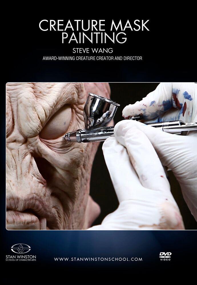 Stan Winston Studio Creature Mask Painting DVD - Professional Special Effects Makeup Tutorial for Halloween & Cosplay - Perfect for Artists, Filmmakers & Horror Fans