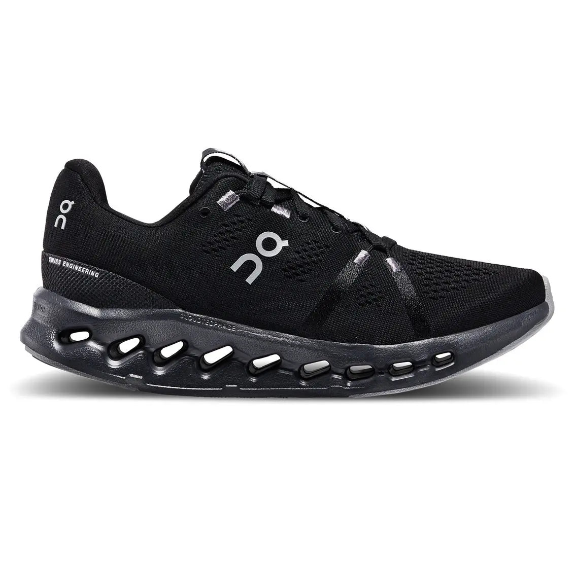 Men's On Running Cloudsurfer 7 Black Running Shoes - Lightweight & Cushioned for Road Running, Jogging, and Daily Workouts