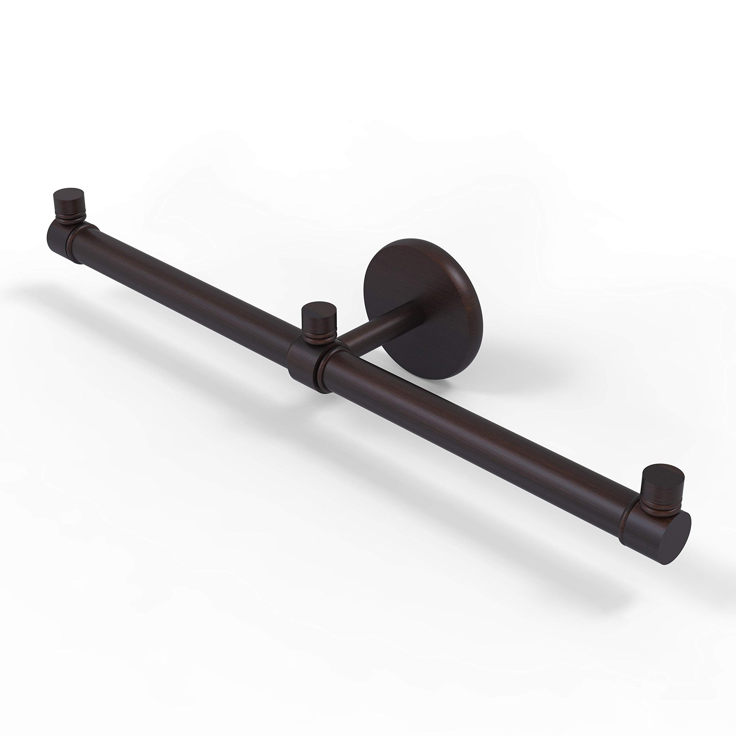 Allied Brass P1000-HTB-2 Prestige Skyline Collection 2-Arm Guest Towel Holder in Venetian Bronze - Perfect for Bathroom, Spa, and Hotel Decor