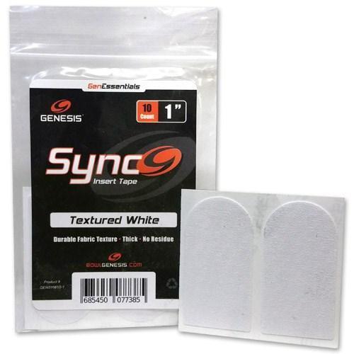 Genesis Sync White 1 Insert Bowling Tape - 10 Pack | Perfect for Finger Grip Protection & Enhanced Performance in Bowling Games