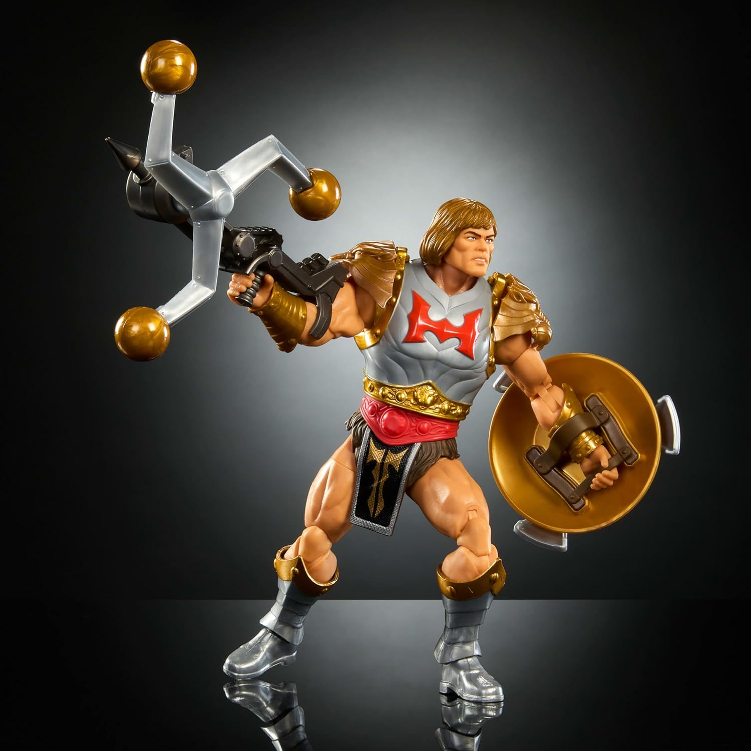 Masters of the Universe Masterverse He-Man New Eternia Flying Fists Action Figure by Mattel - Collectible Toy for Fans & Display, Perfect for Play, Gifts, and Nostalgic Collections