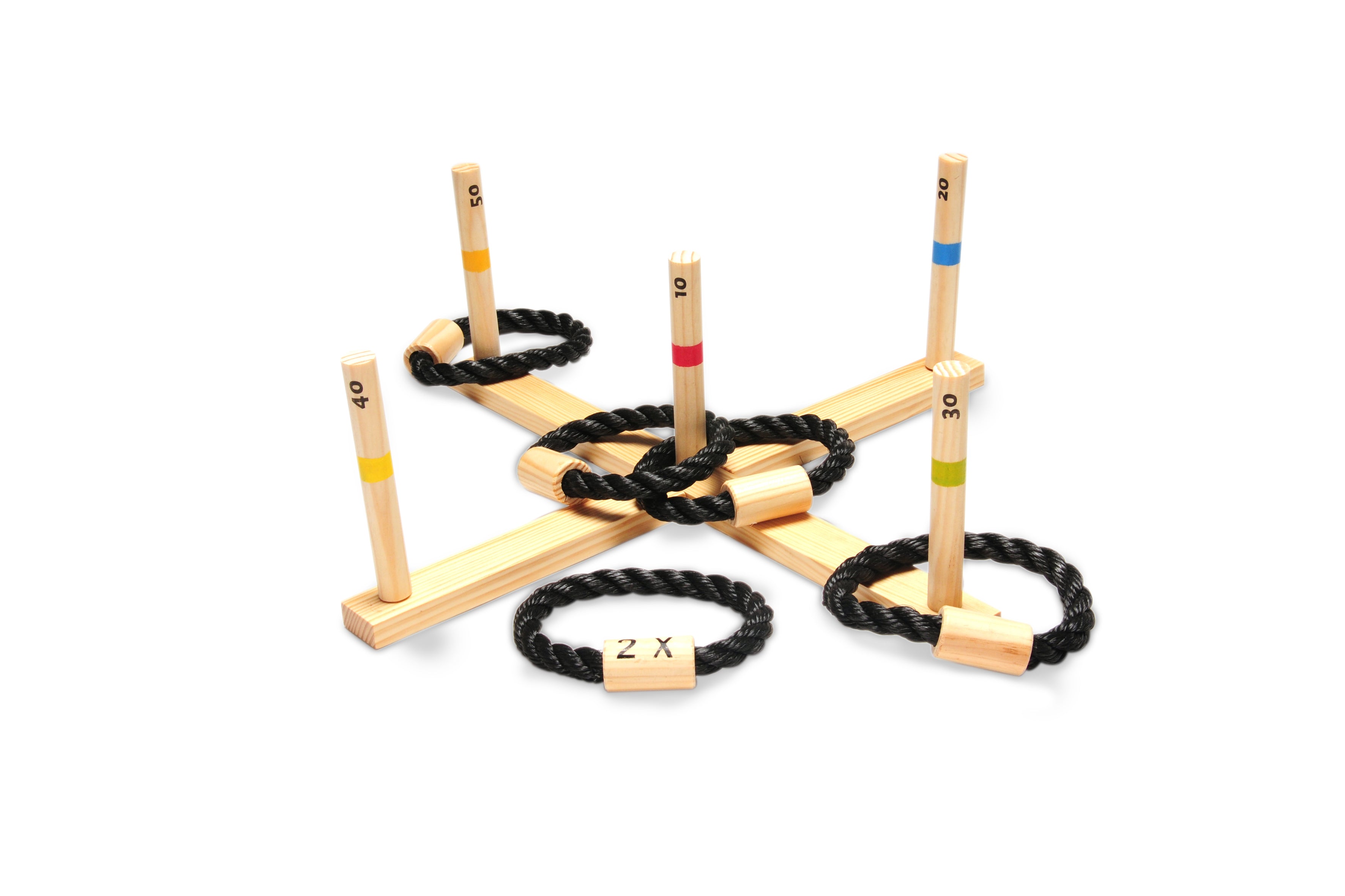 Premium Ring Toss Game Set - Outdoor/Indoor Backyard Carnival Party Games for Kids & Adults - Fun Lawn Yard Activity for Family Gatherings, BBQs, and Beach Parties