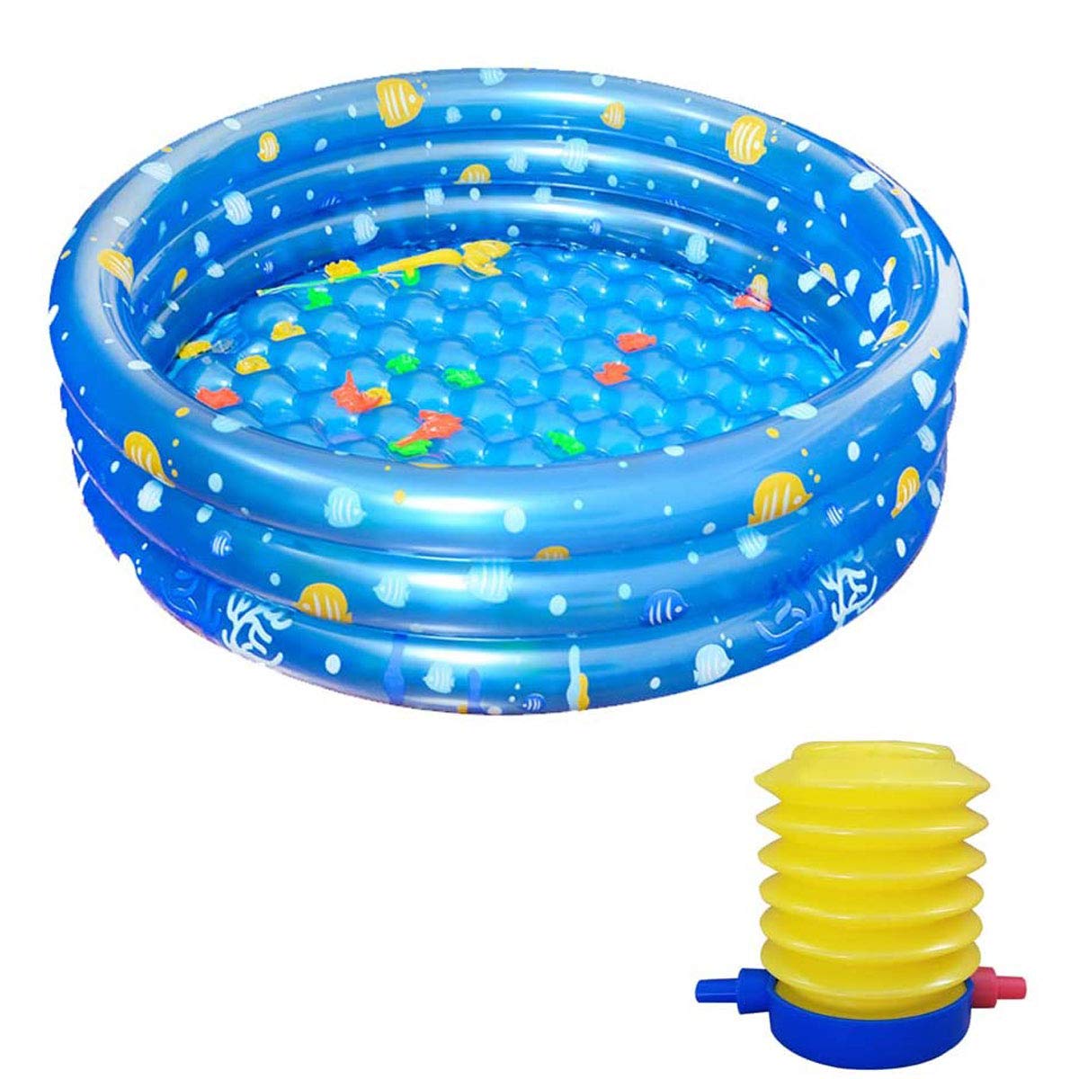 **ZHCHL Inflatable Pool for Kids & Adults - Round 3-Ring Baby Swimming Pool, Safe Summer Water Play for Backyard, Parties, and Outdoor Fun**