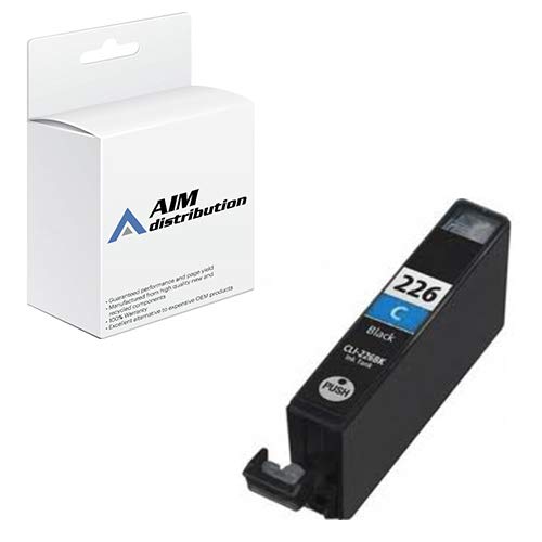 Canon CLI-226C Cyan Ink Cartridge Replacement (4547B001) - AIM Compatible High-Yield Inkjet Refill for PIXMA Printers - Perfect for Home Office Printing & Photo Projects
