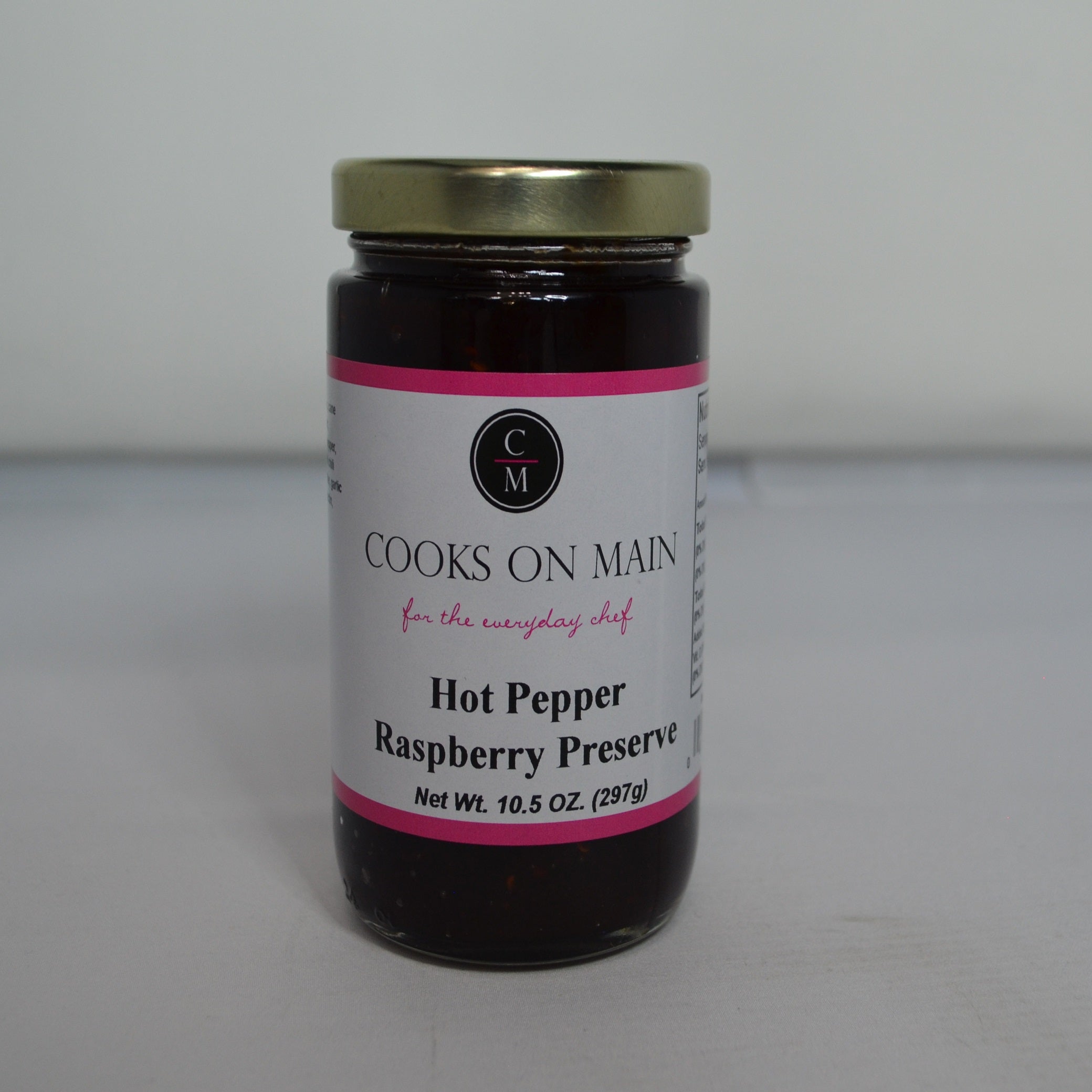 Hot Pepper Raspberry Preserve - Spicy & Sweet Fruit Spread for Toast, Cheese Pairing & Gourmet Recipes | Organic & Gluten-Free