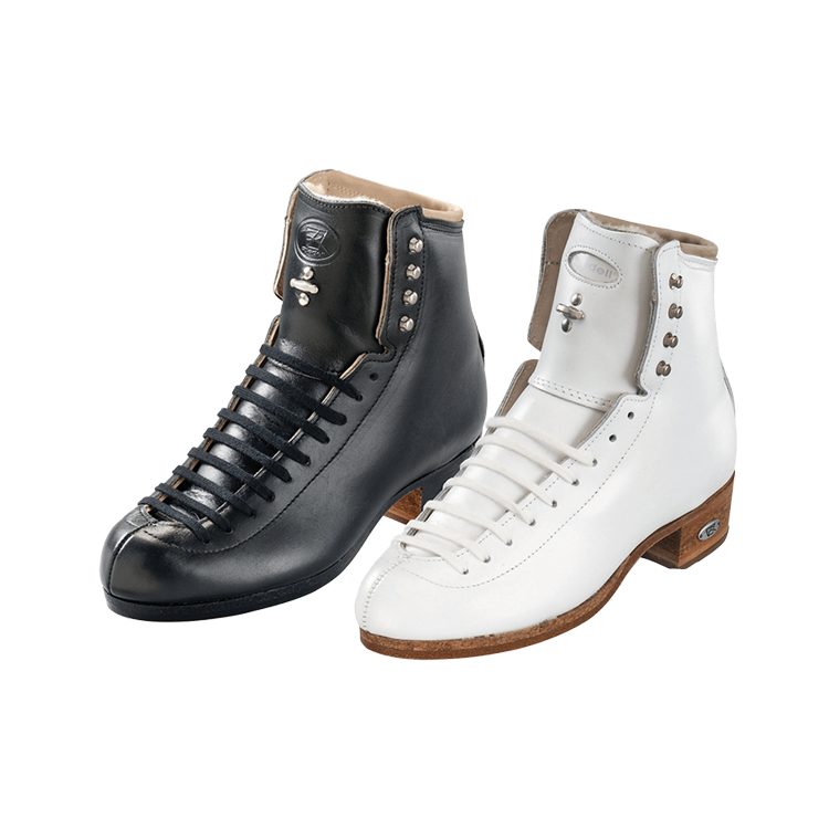 Riedell Model 336 Tribute Roller Skates Boot Only - Premium Leather Figure Skating Boots for Women & Men - Perfect for Artistic Skating, Roller Derby & Rink Performances