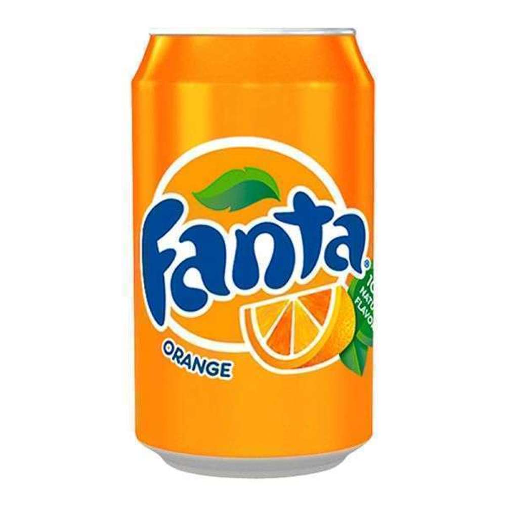 Fanta Orange Soda 330ml (12 Pack) - Refreshing Citrus Flavor for Parties, Picnics & Everyday Enjoyment