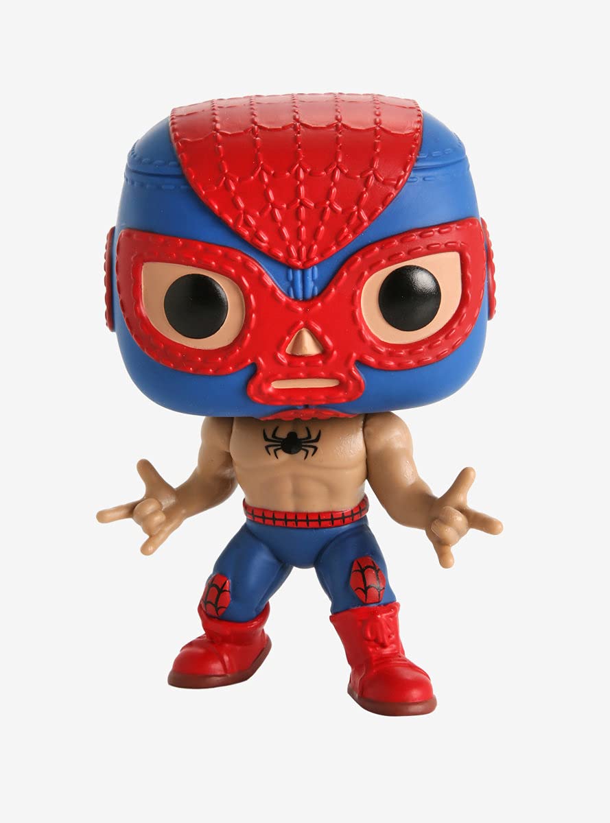 Funko Pop! Marvel Luchadores Spider-Man Action Figure - Collectible Toy for Marvel Fans, Home Decor, and Gift Ideas
