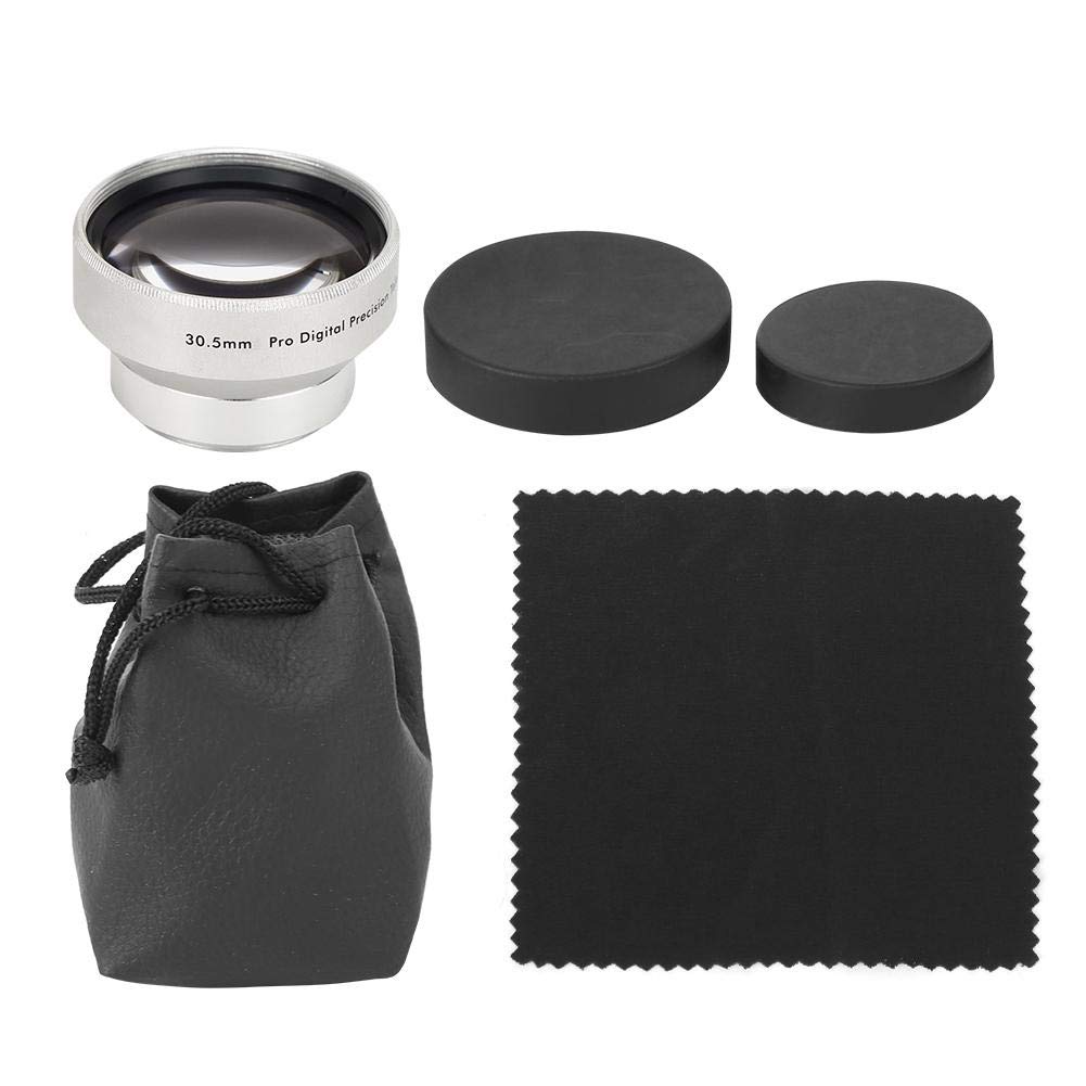 2X Vifemify Camera Magnification Lens - Aluminum Alloy Telephoto Lens Attachment for 30.5mm Opening Diameter DSLR/Mirrorless Cameras - Perfect for Wildlife Photography, Macro Shots & Long-Distance Shooting