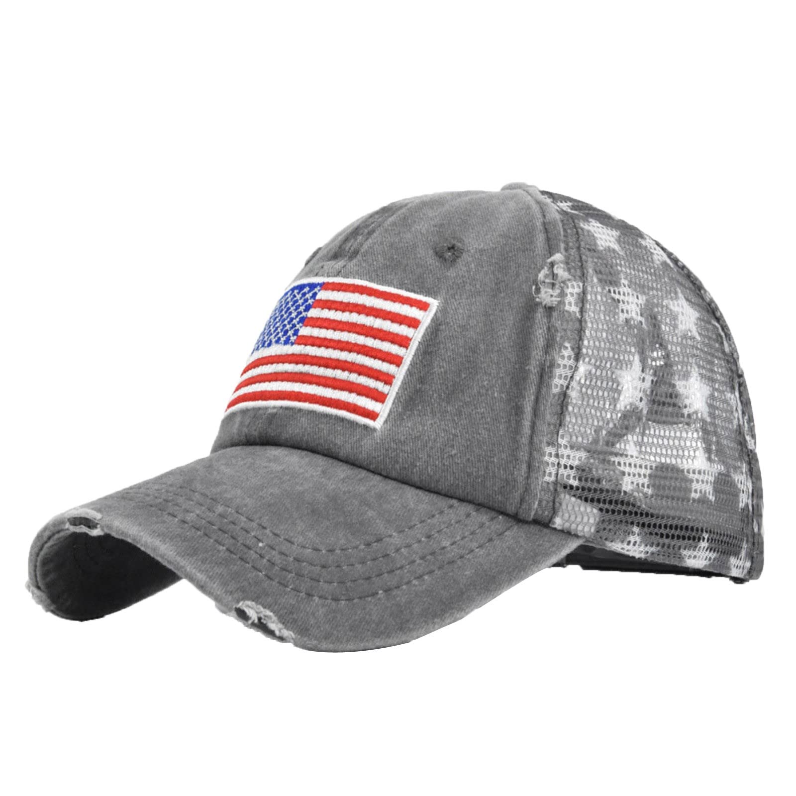 Stylish Unisex Cotton Baseball Cap with Star Embroidery - Adjustable Sun Hat for Men & Women - Perfect for Outdoor Activities, Hip Hop Fashion, and Trucker Style