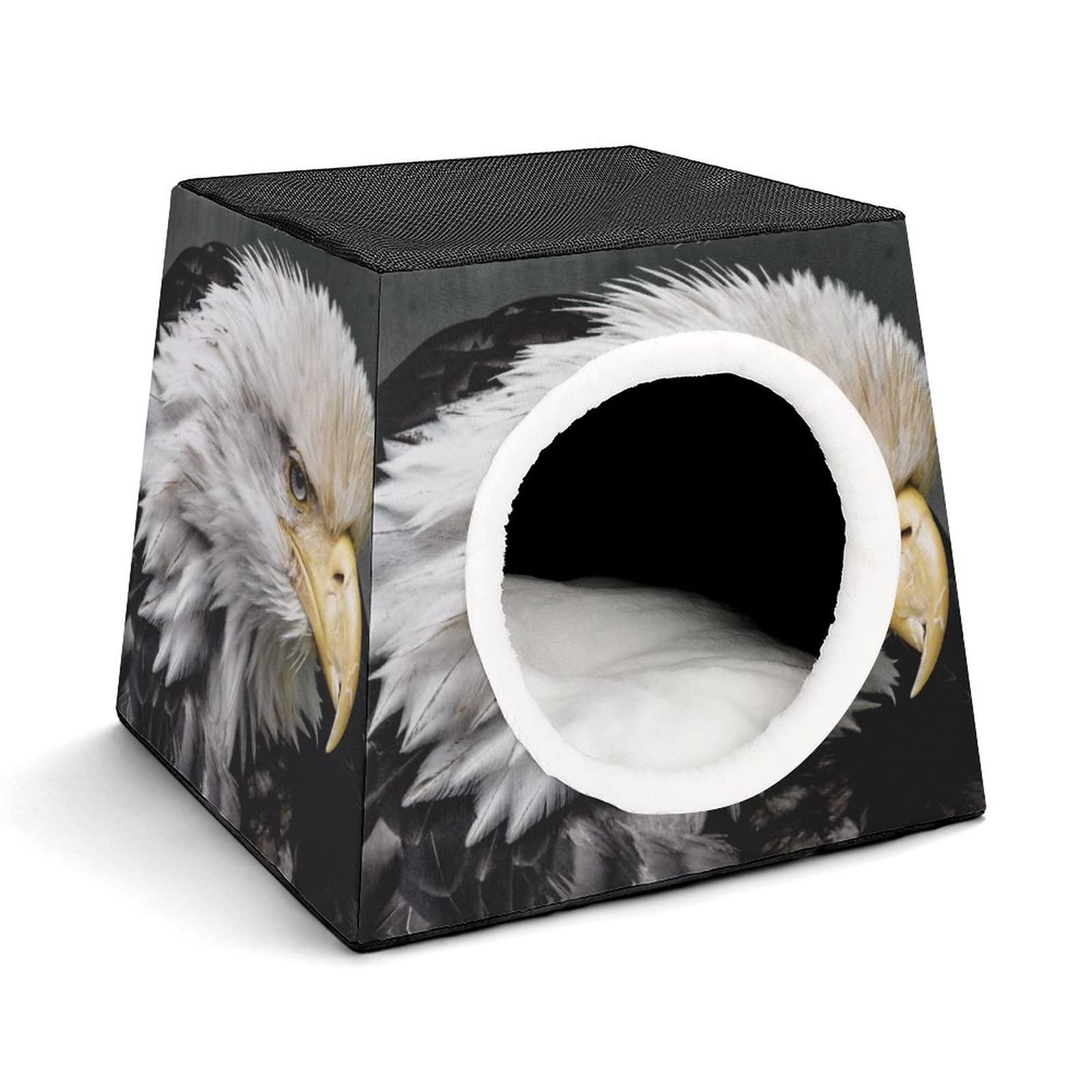 3-in-1 Foldable Cat House with Removable Cushion - Convertible Cat Bed, Sofa & Scratching Post - Cozy Indoor Pet Shelter for Kittens & Adult Cats - Perfect for Living Rooms, Bedrooms & Home Offices