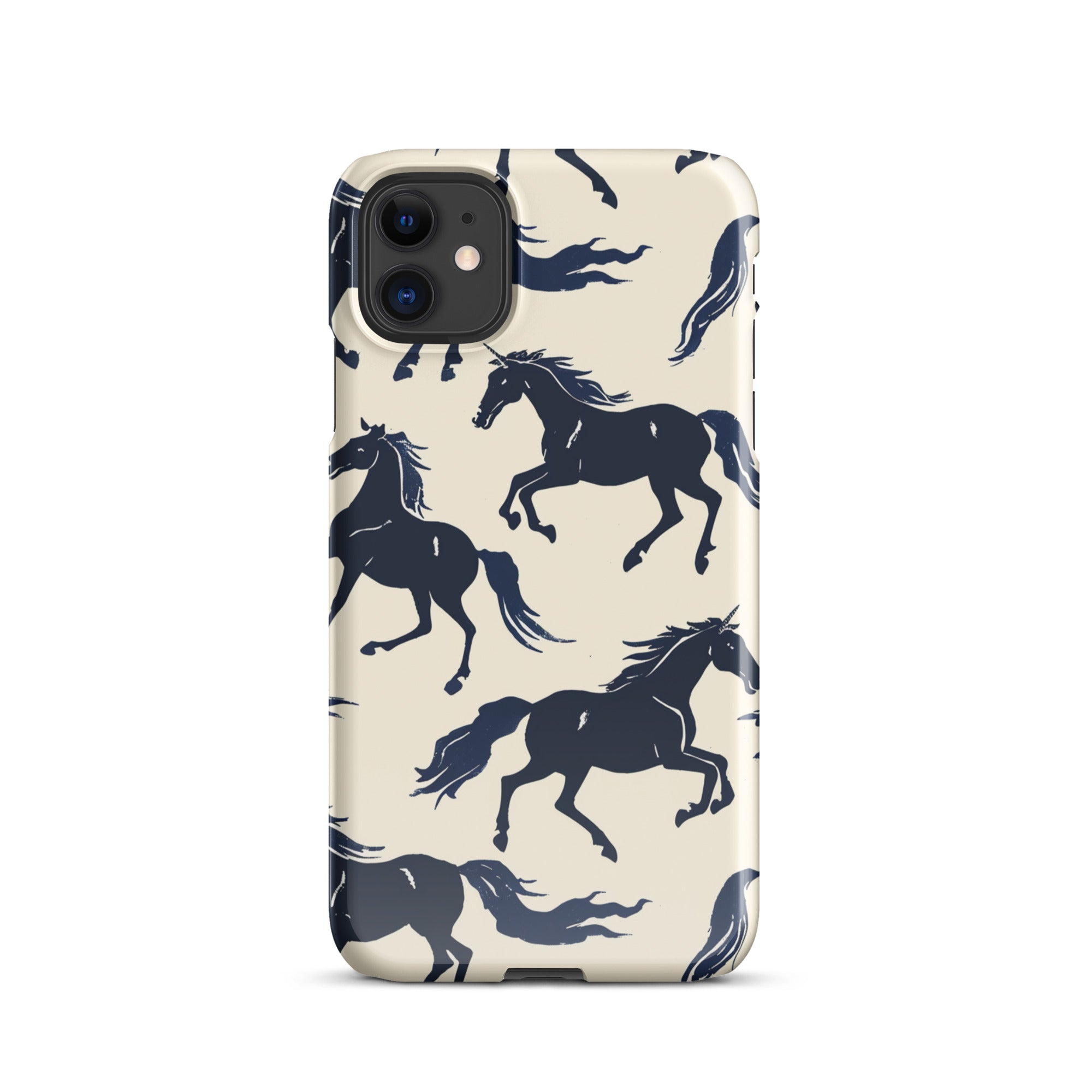 Durable Horses Design Snap Case for iPhone 14/13/12/11 Pro Max - Shockproof Protective Cover for Everyday Use, Outdoor Activities & Travel