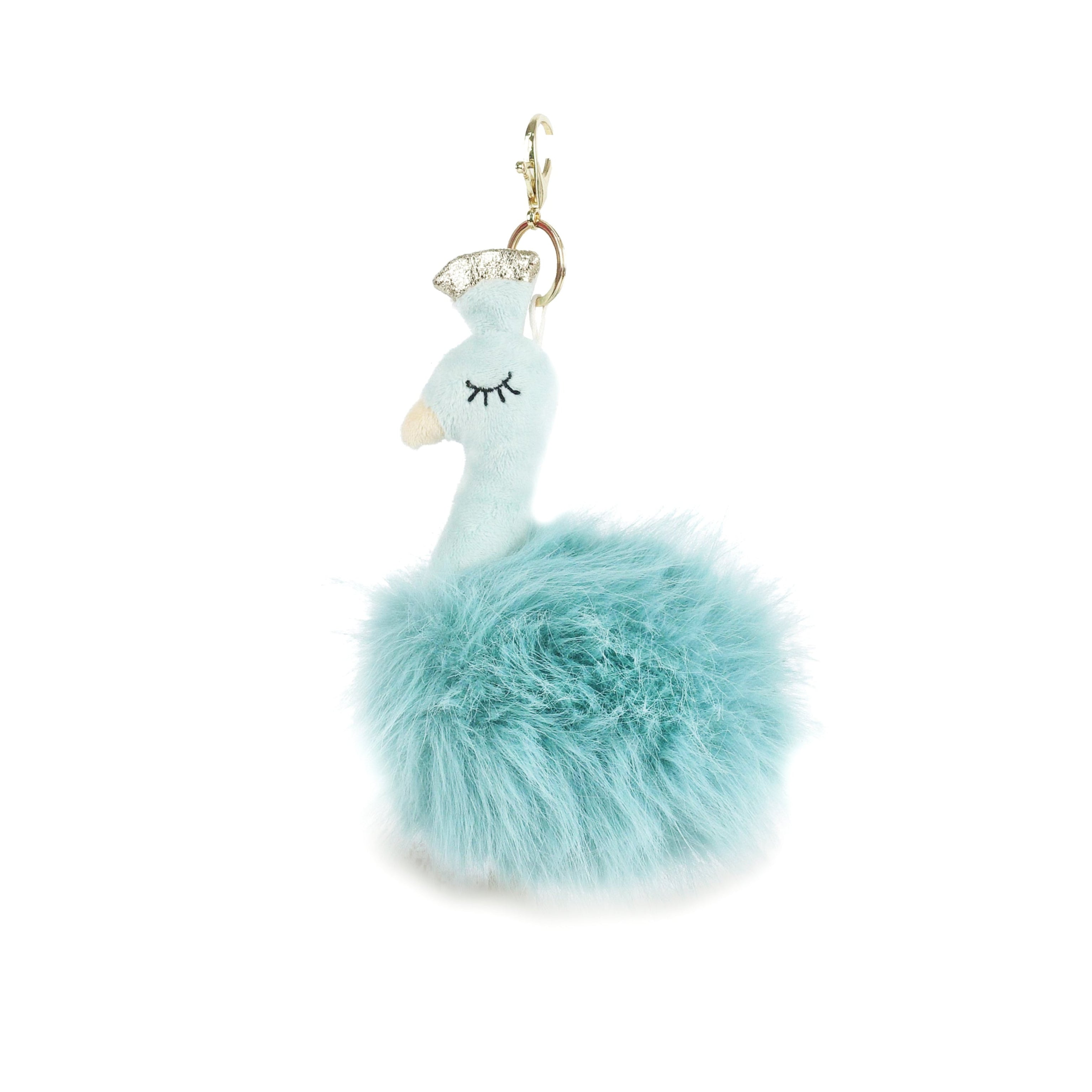 Peacock Keychain - Elegant Mint Green Peacock Design Keychain for Women & Men | Perfect for Gifts, Key Rings, Bags & Backpacks | Stylish Accessory for Everyday Use