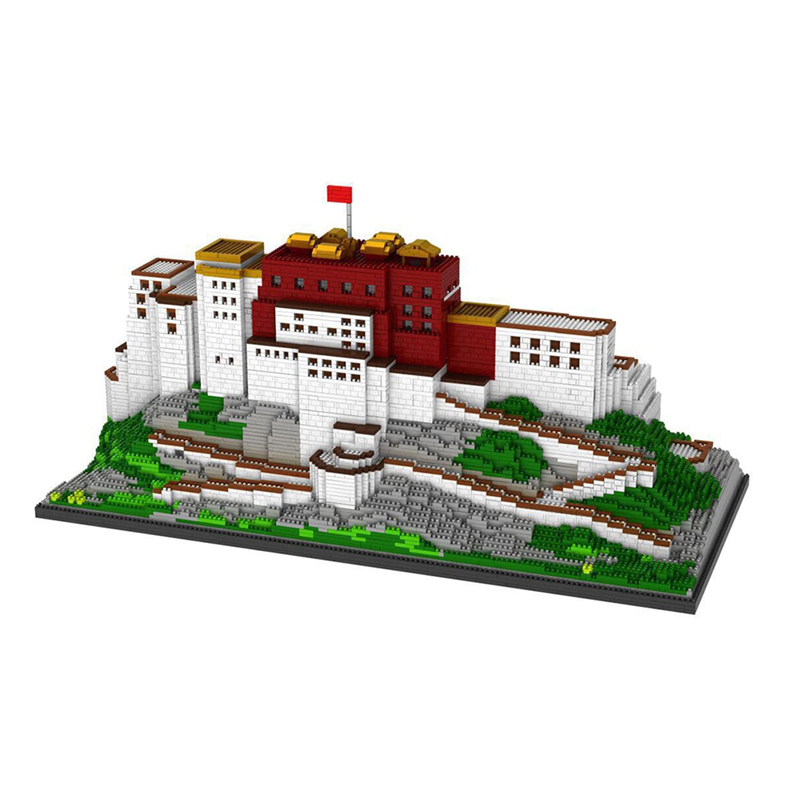 10,000Pcs DIY Mini Diamond Blocks - Potala Palace Architecture Model Building Set, Creative Toy Gift for Adults & Kids | Home Decor, Collectible, Stress Relief