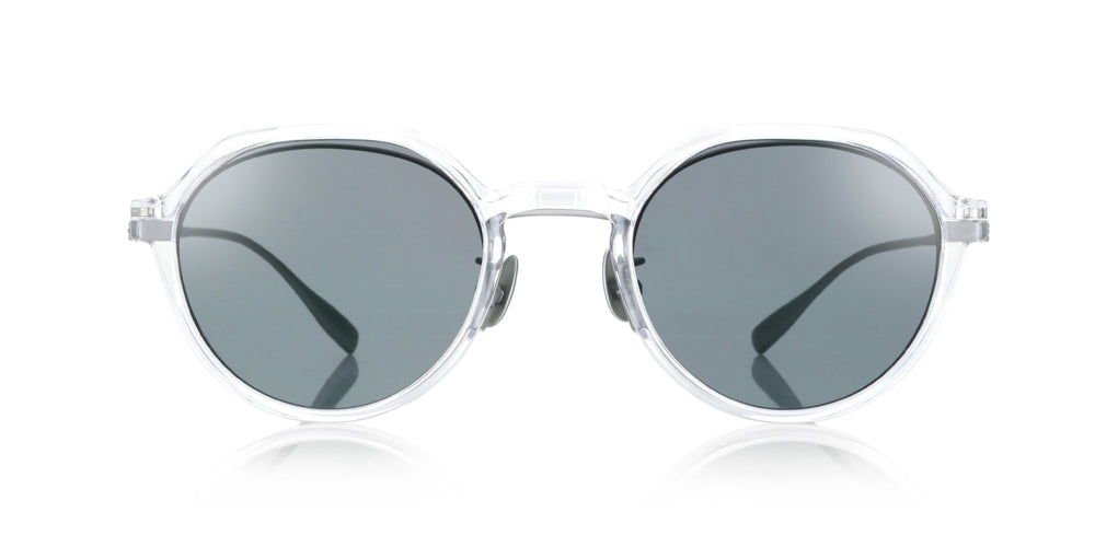 JINS x Snow Peak JINS Switch Titanium 017 00 Sunglasses - Lightweight Titanium Frame for Outdoor Adventures, Hiking & Travel
