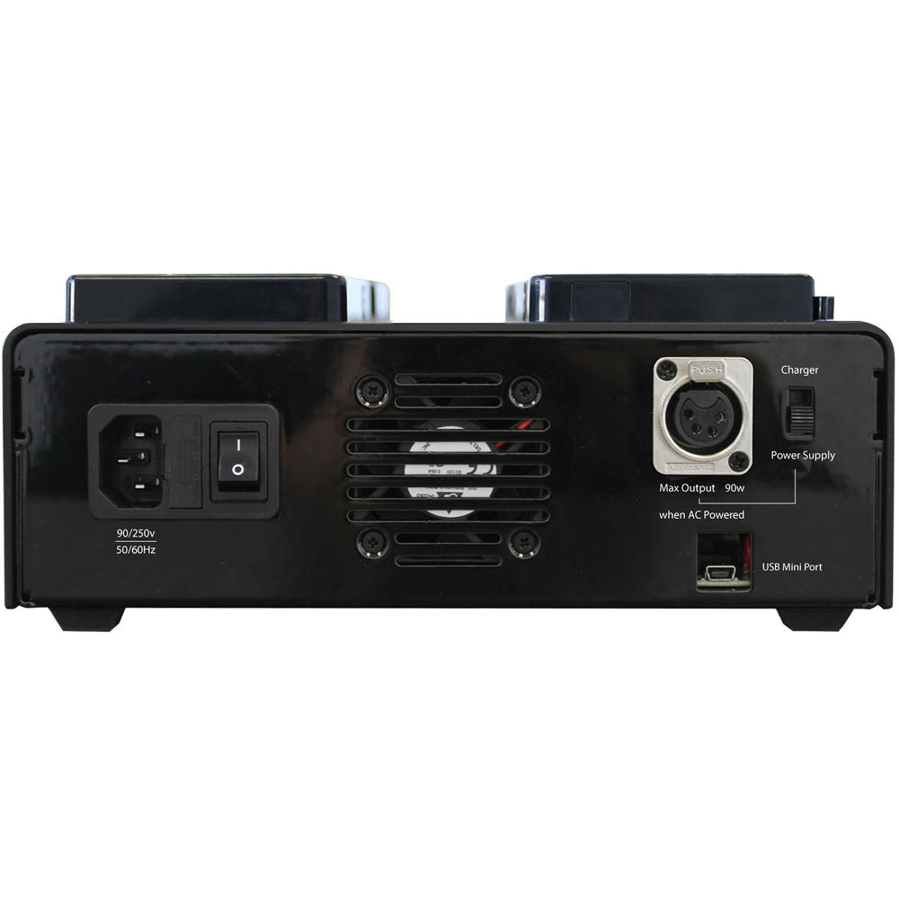 CoreSWX QM4A Gold Mount Battery Charger - Fast & Reliable Power Solution for Sony Cameras - Perfect for On-Location Filming & Professional Videography